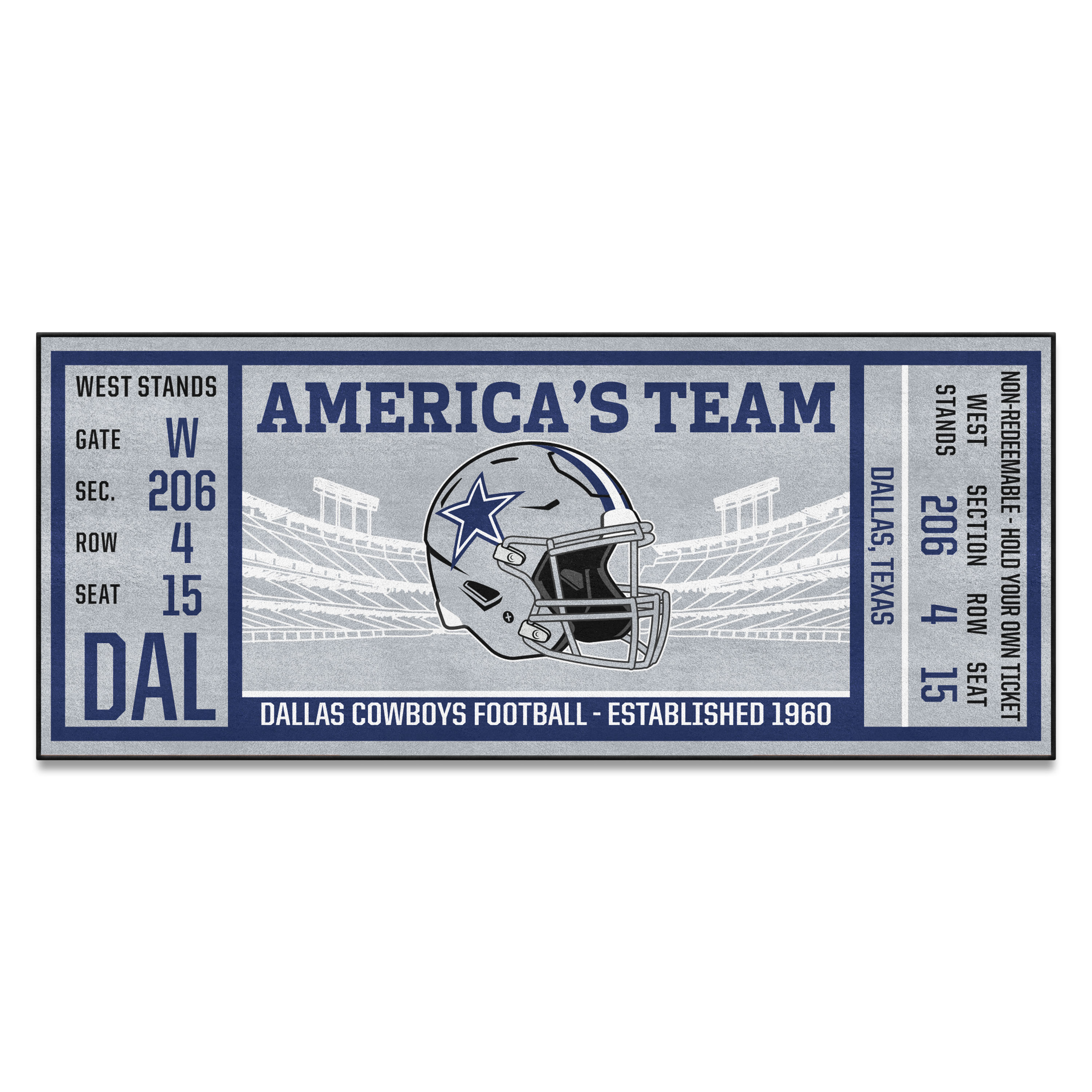 NFL - New York Giants Ticket Runner 30x72