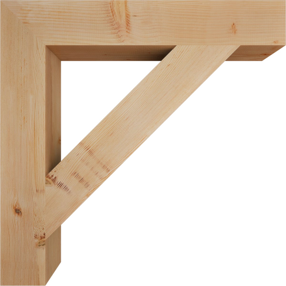 Ekena Millwork BKT06X38X38TRA05SDF Exterior-Brackets-Braces - View #3