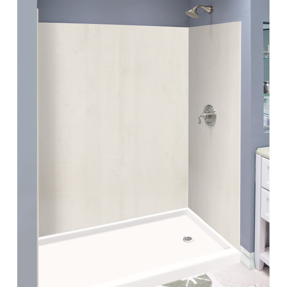 Anzzi Vasu 60 x 36 x 74 3-Piece DIY Friendly Alcove Shower Surround in White - SW-AZ8076