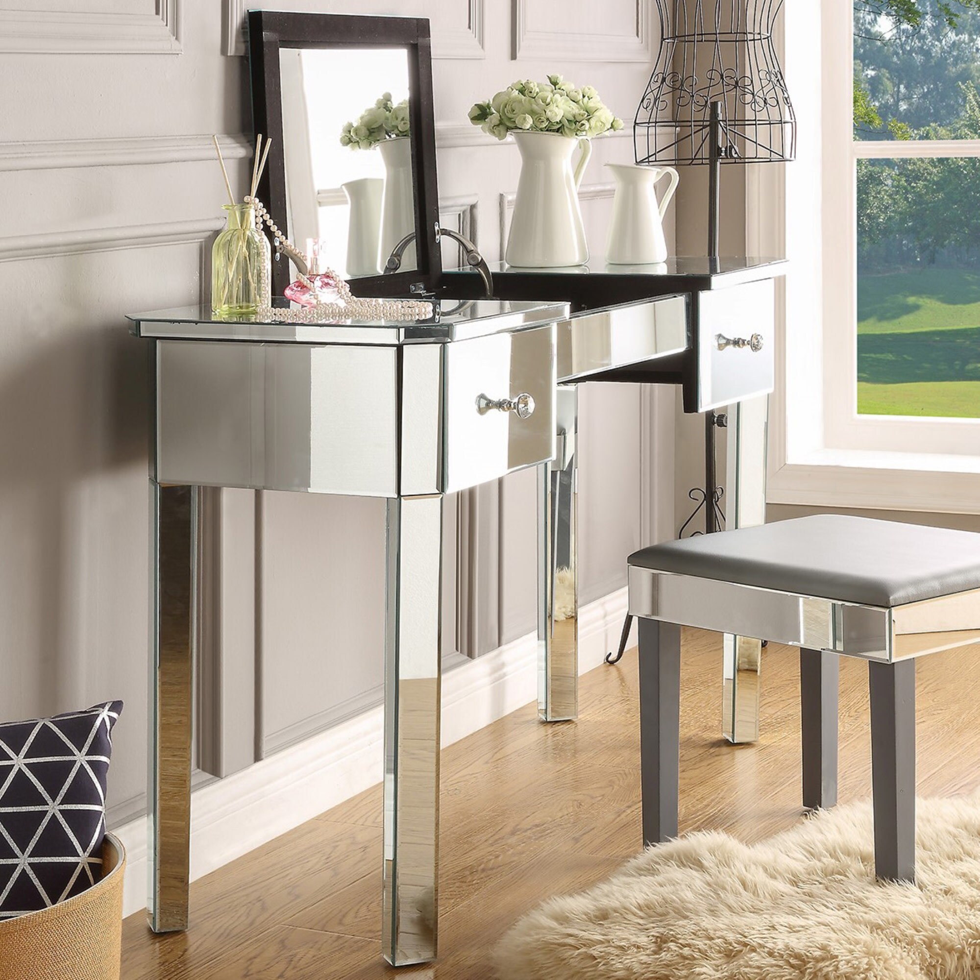 Inspired Home JF78-07NC-LS Bedroom-Vanities - View #2
