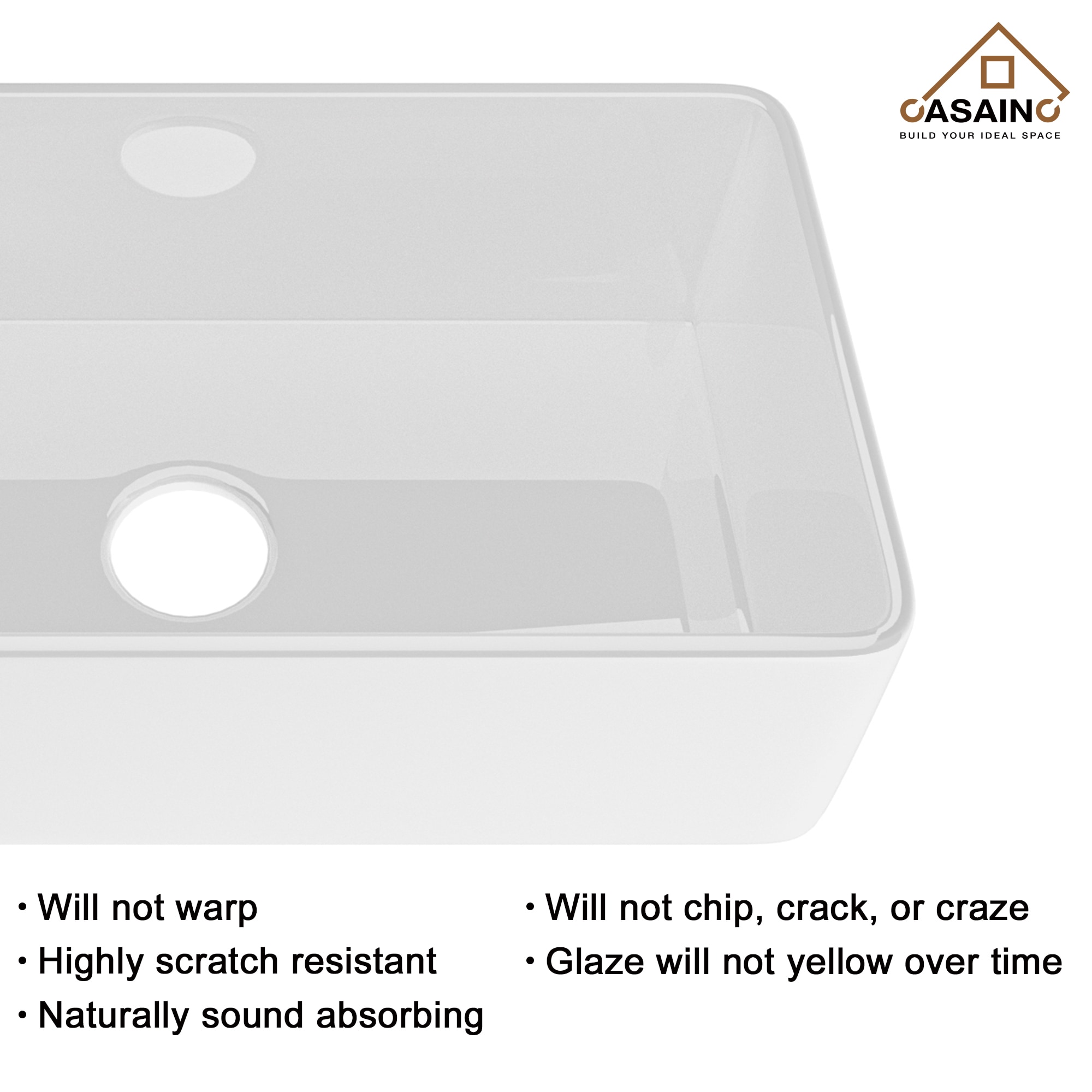 CASAINC BWE-A-95010-CH Kitchen-Sinks - View #4