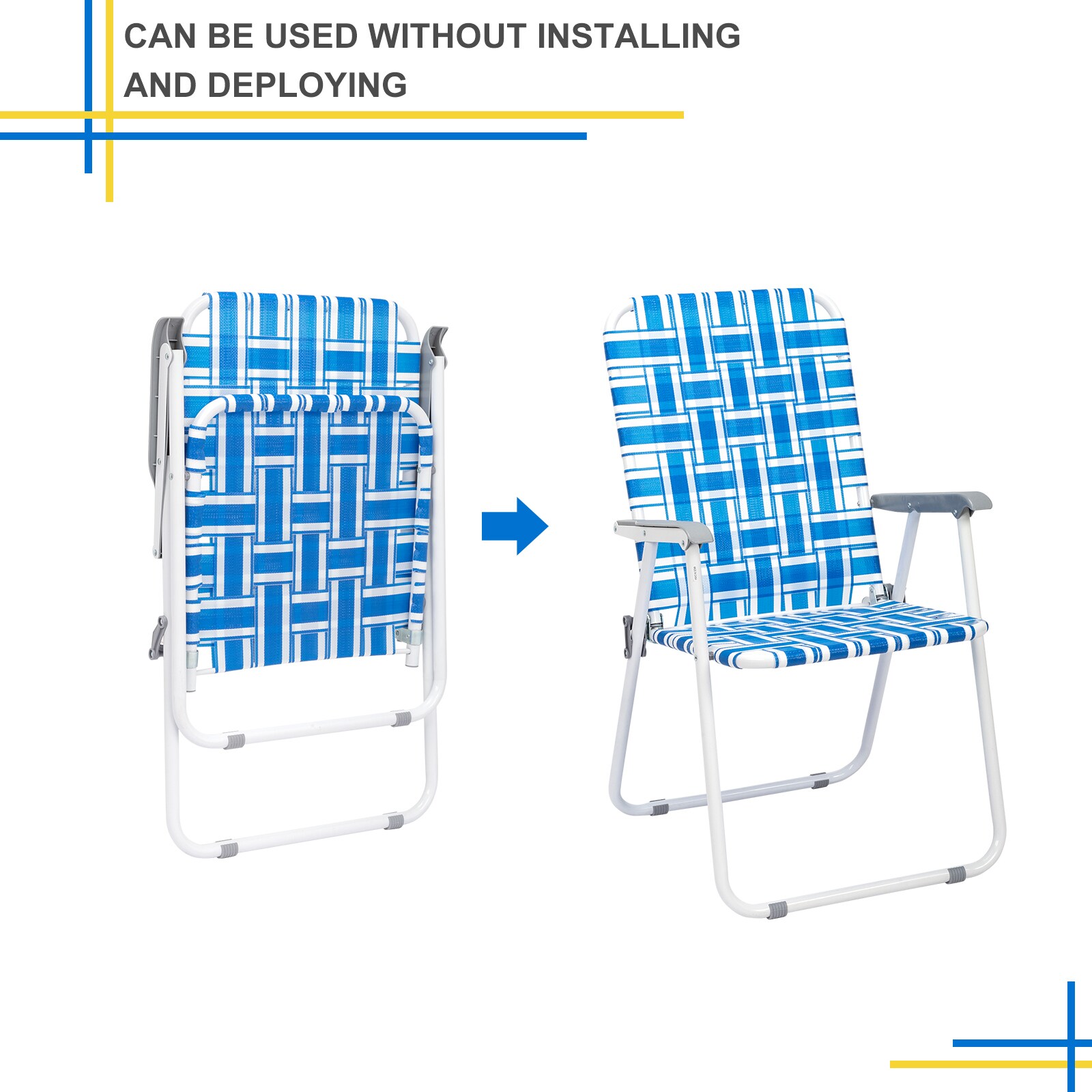 Winado 891243412398 Beach-Camping-Chairs - View #3