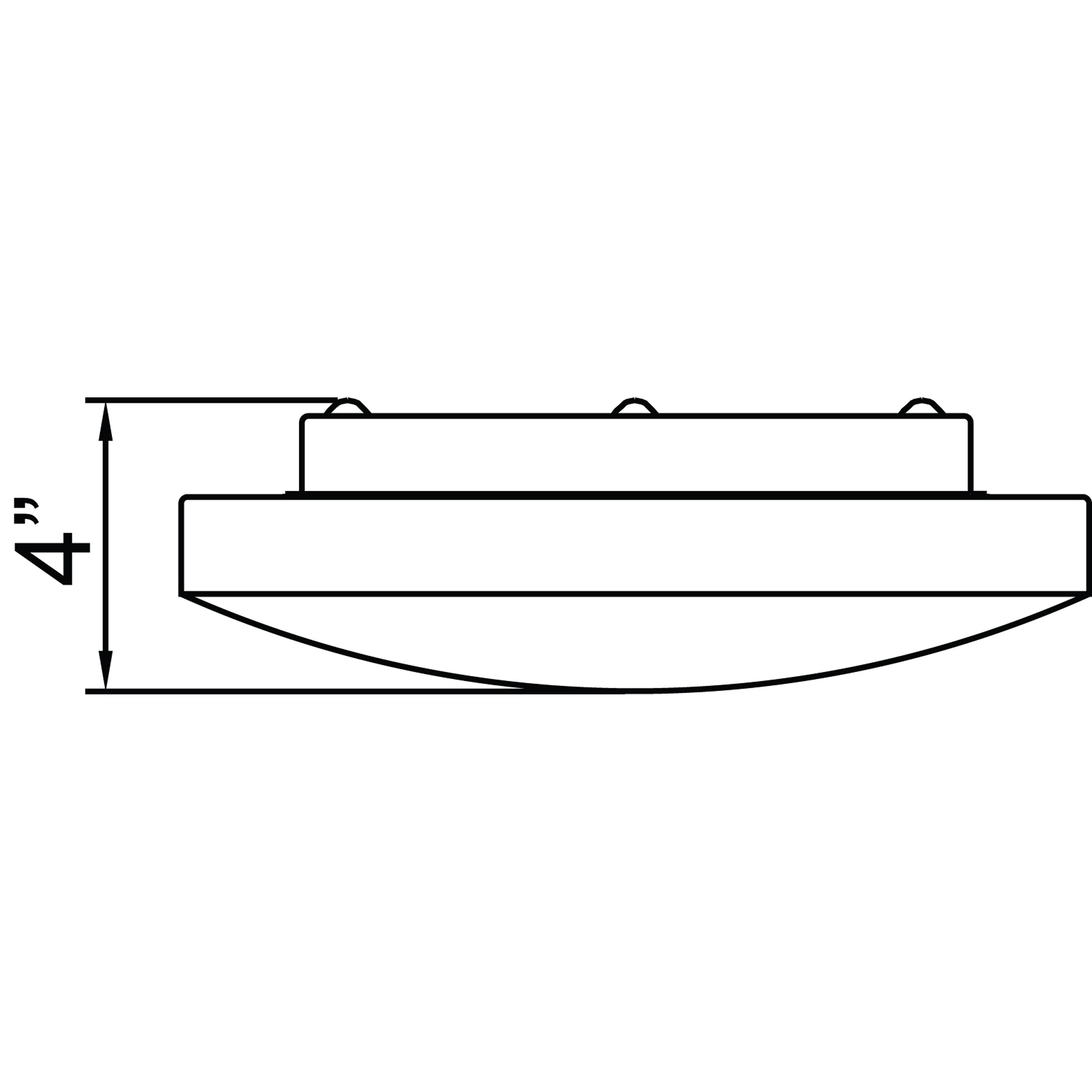 Access Lighting 50161-WH/OPL flushmounts - View #2