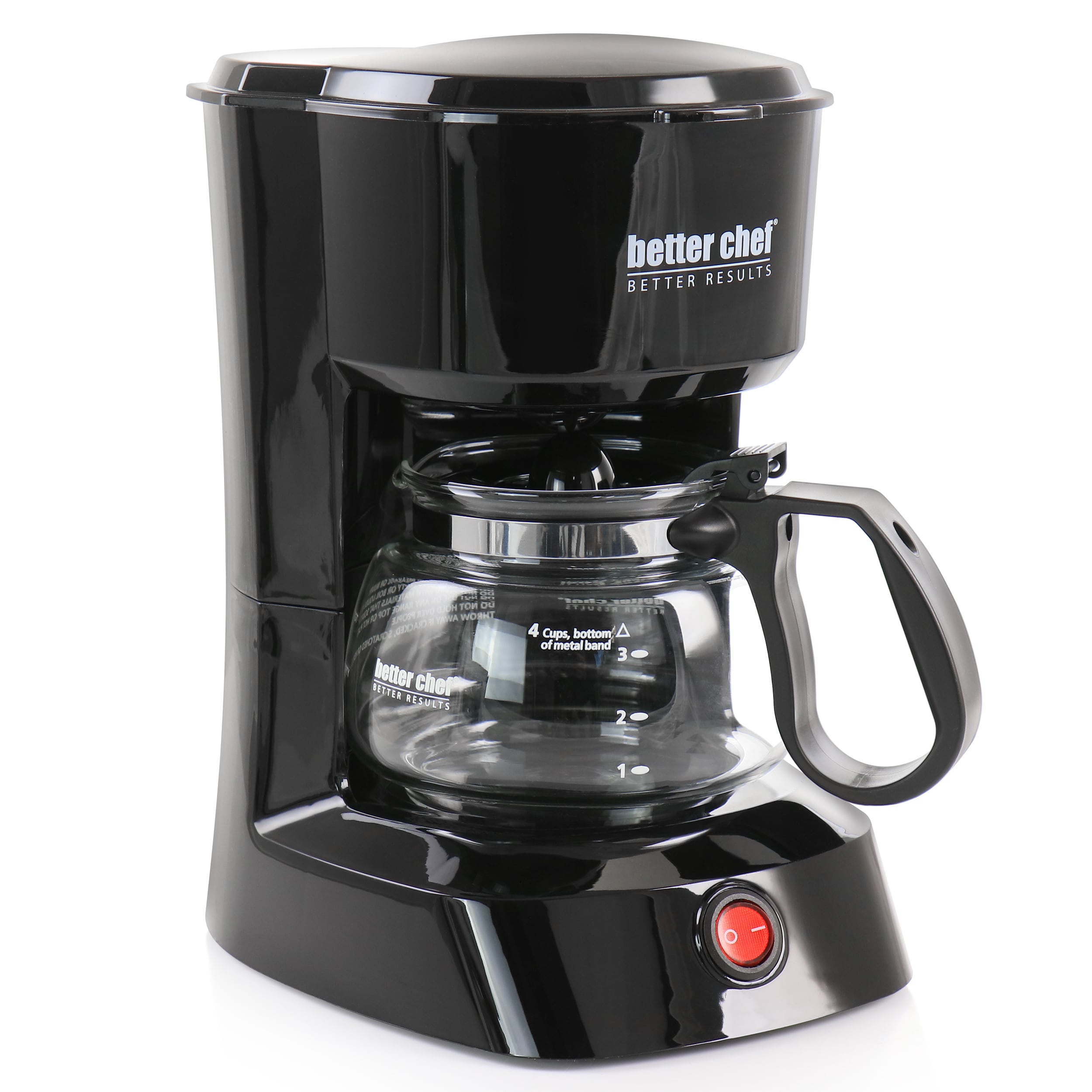 Better Chef 4Cup Drip Coffee Maker (Black) in the Coffee Makers