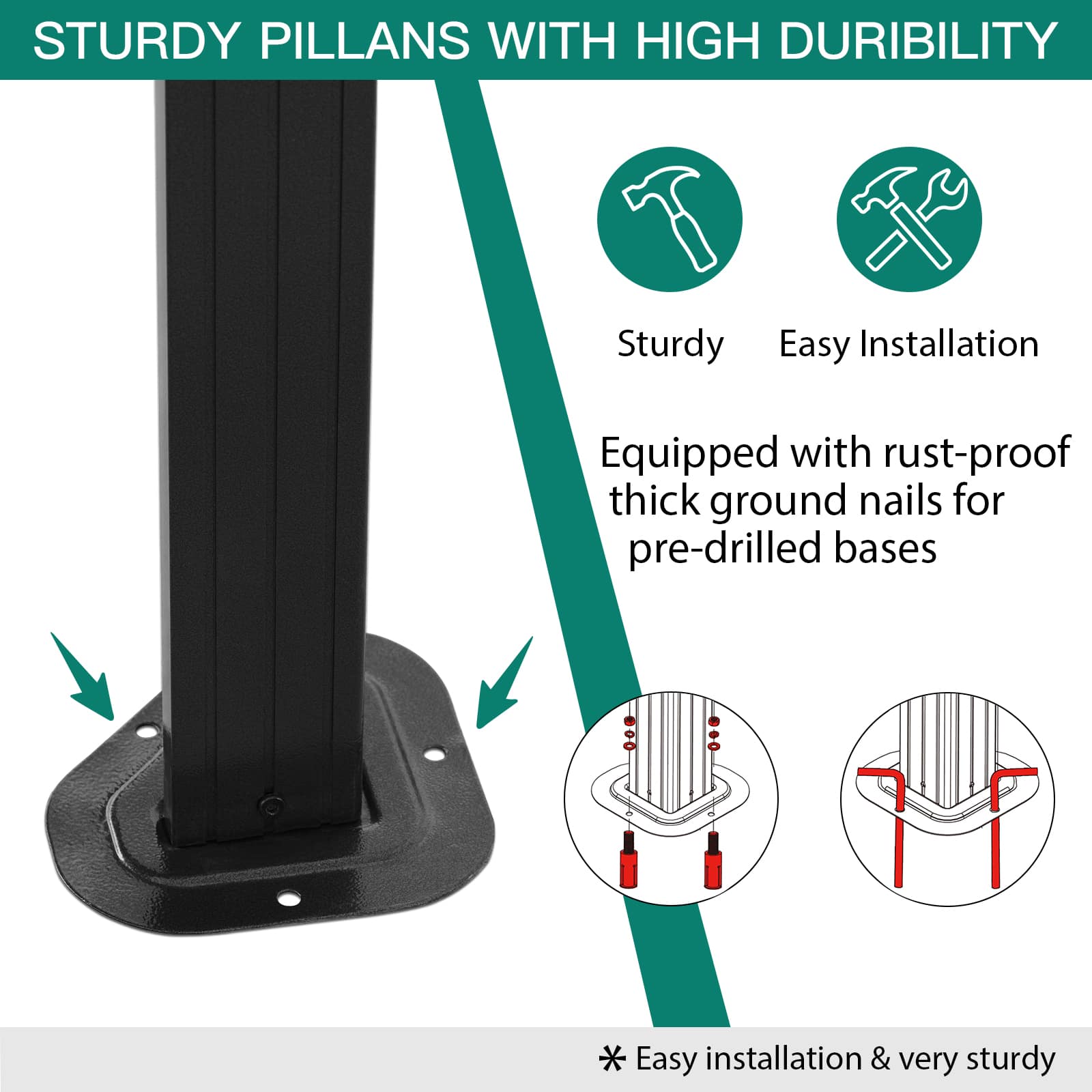Qeetex SQY-POU-3AM3QWMP Wood-Resin-Gazebos - View #3
