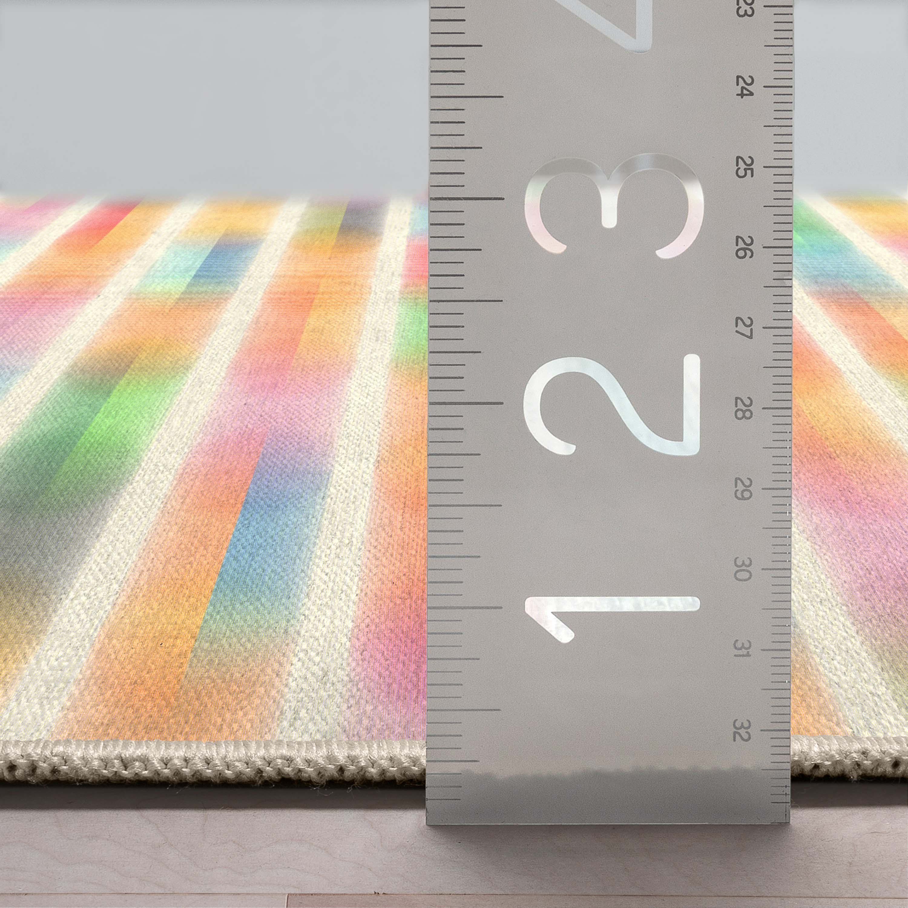 Apollo Multi Color Geometric Kids Washable Area Rug 3'3" x 5'