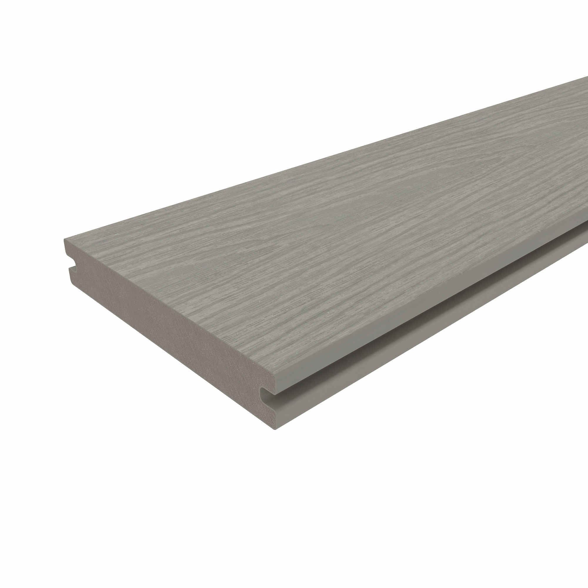 NewTechWood US01-8-G9-AT Magellan PLUS 1-in x 6-in x 8-ft Roman Antique Grooved Composite Deck board