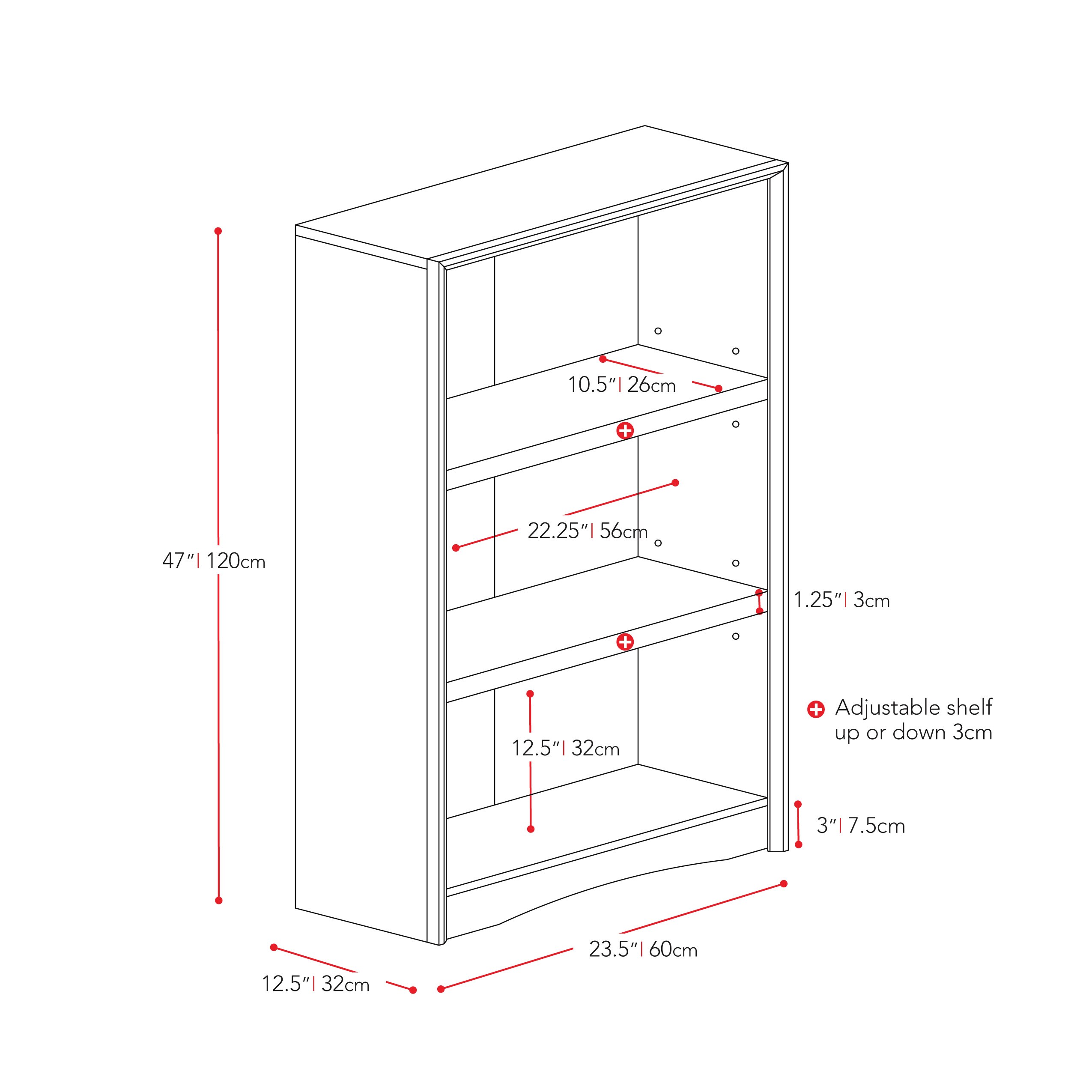 CorLiving LSA-827-S bookcases - View #4