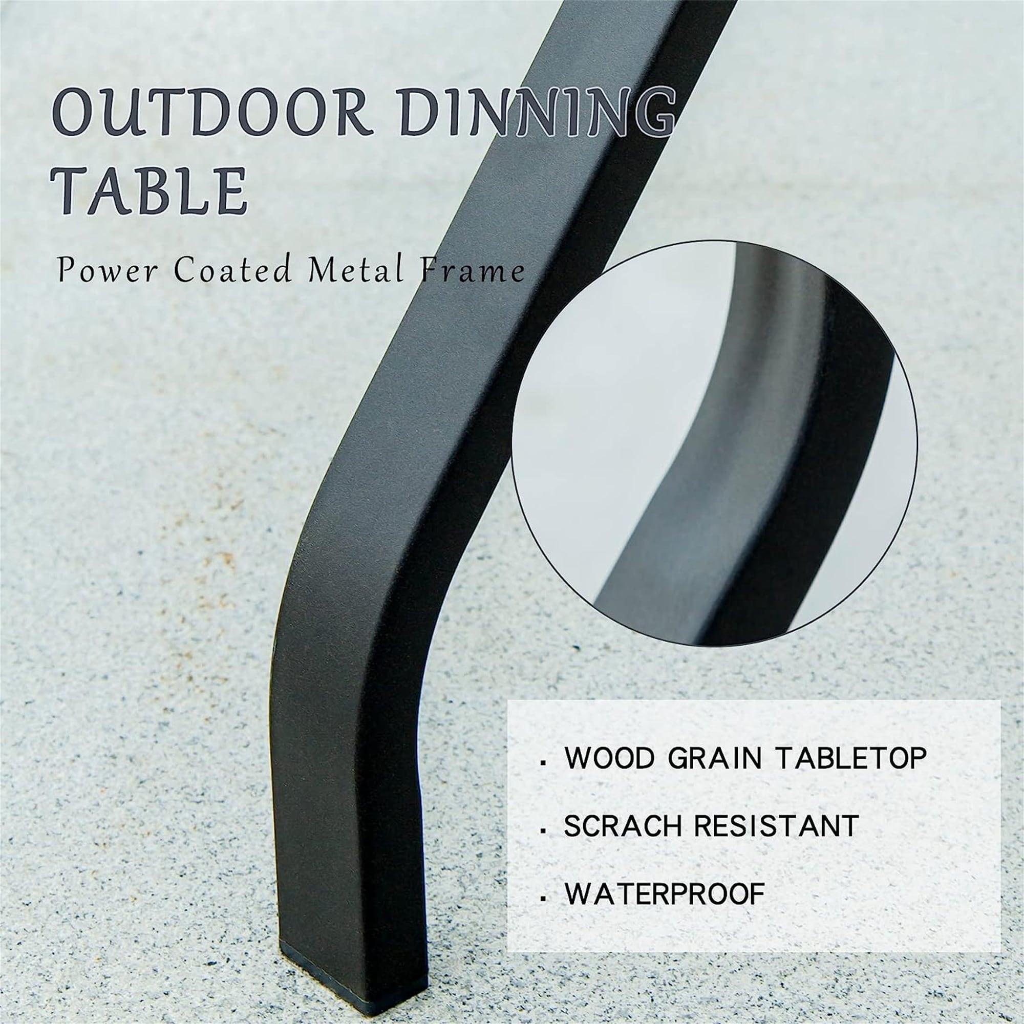 Forclover MOMNCPL01TB Patio-Tables - View #4