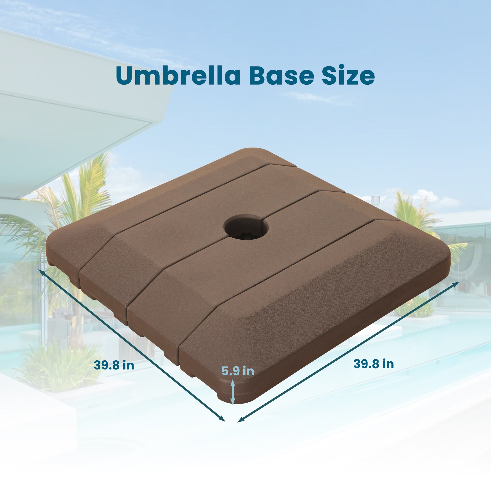 Clihome CL0101JX110LBR Umbrella-Bases - View #3