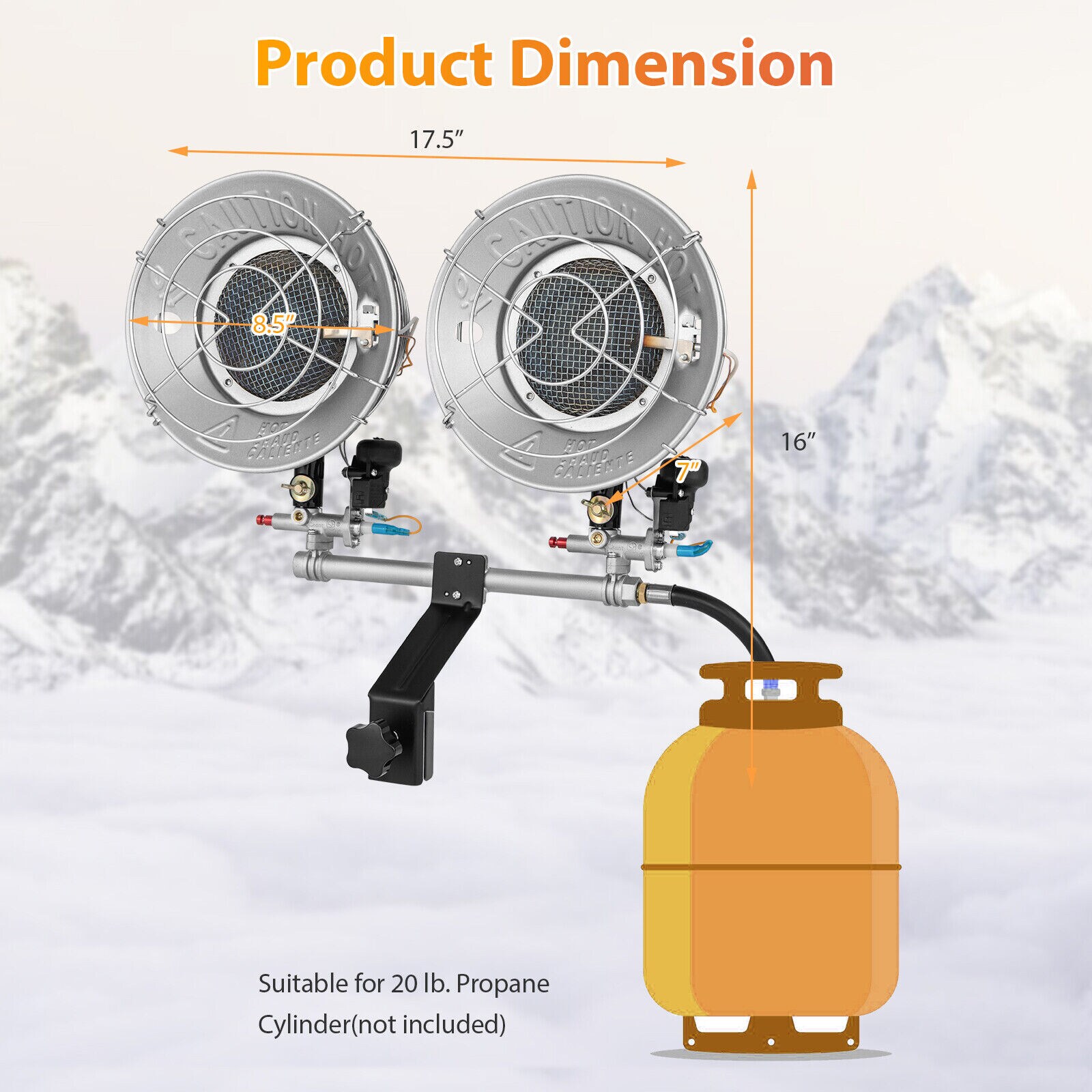 Slickblue D-CO-83211PN Outdoor-Gas-Patio-Heaters - View #7