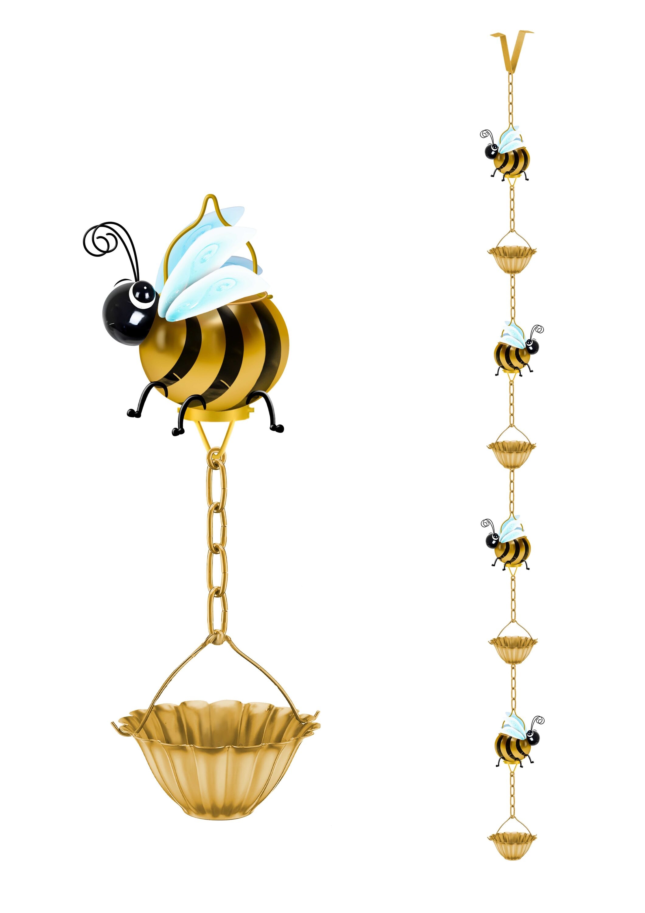 Rain Chains Color/Finish Family Gold