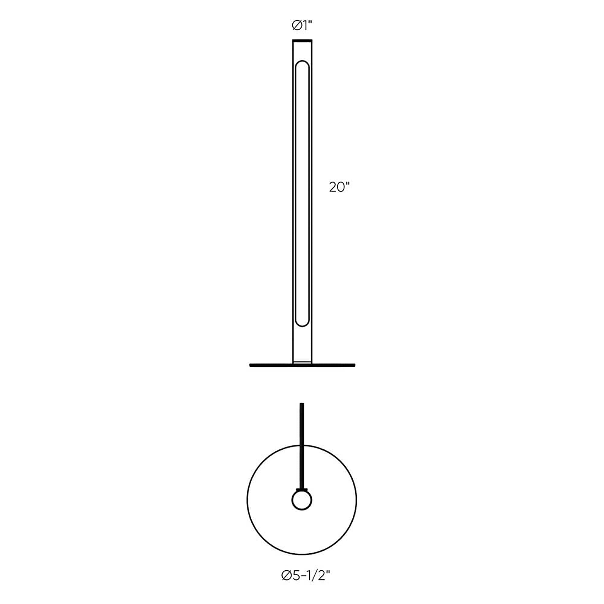 DALS Lighting SM-STTL20-BK Table-Lamps - View #3