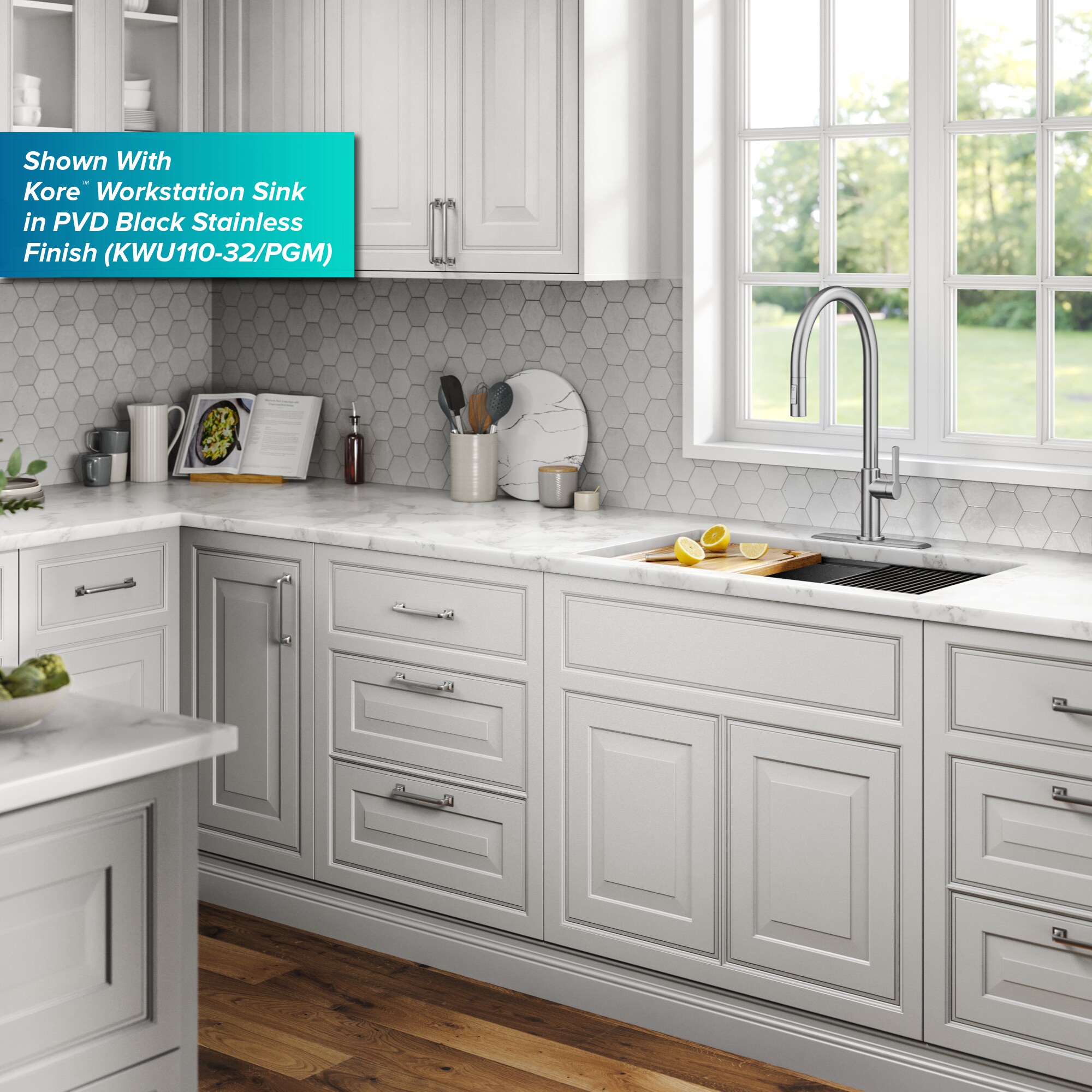 Kraus KPF-2821SFS-DP02SFS Kitchen-Faucets - View #12