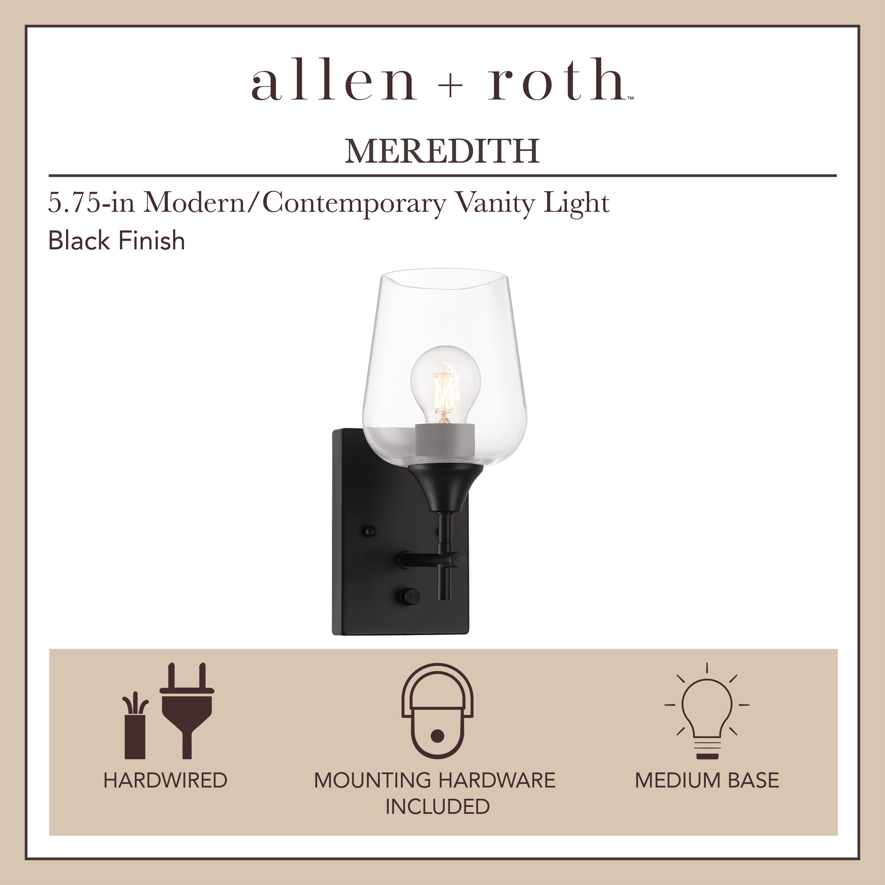 allen + roth WS24BK b089995 - View #3