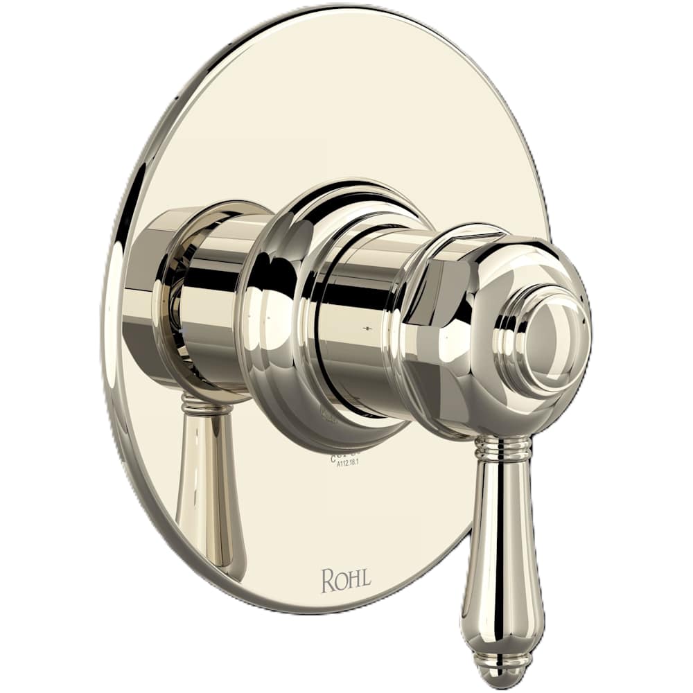 Rohl  TTD51W1LM Pressure Balanced Valve Trim Only with Single Lever Handle  Less Rough In