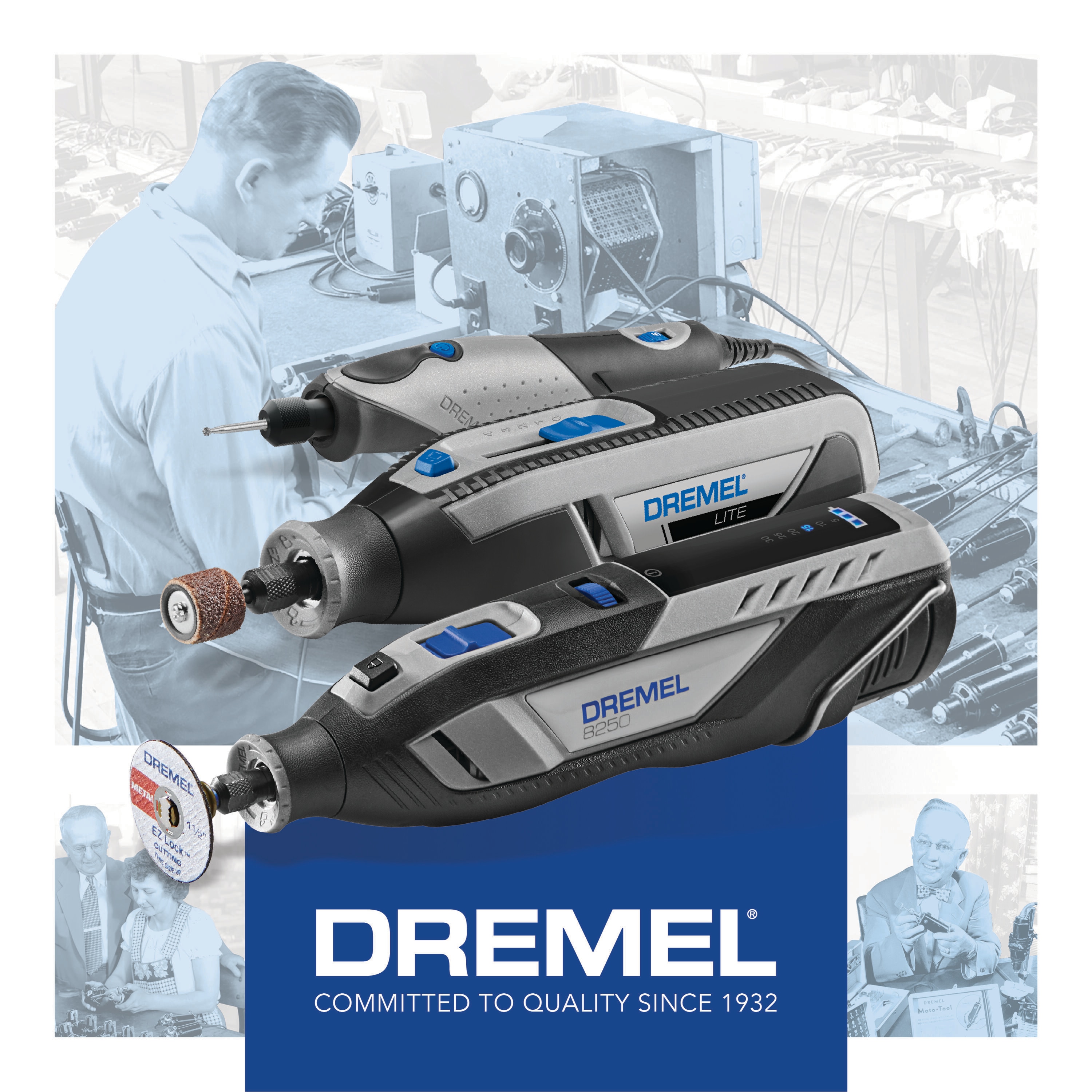 Dremel 8220 29-Piece Variable Speed Cordless 12-volt 2-Amp Multipurpose  Rotary Tool with Soft Case at