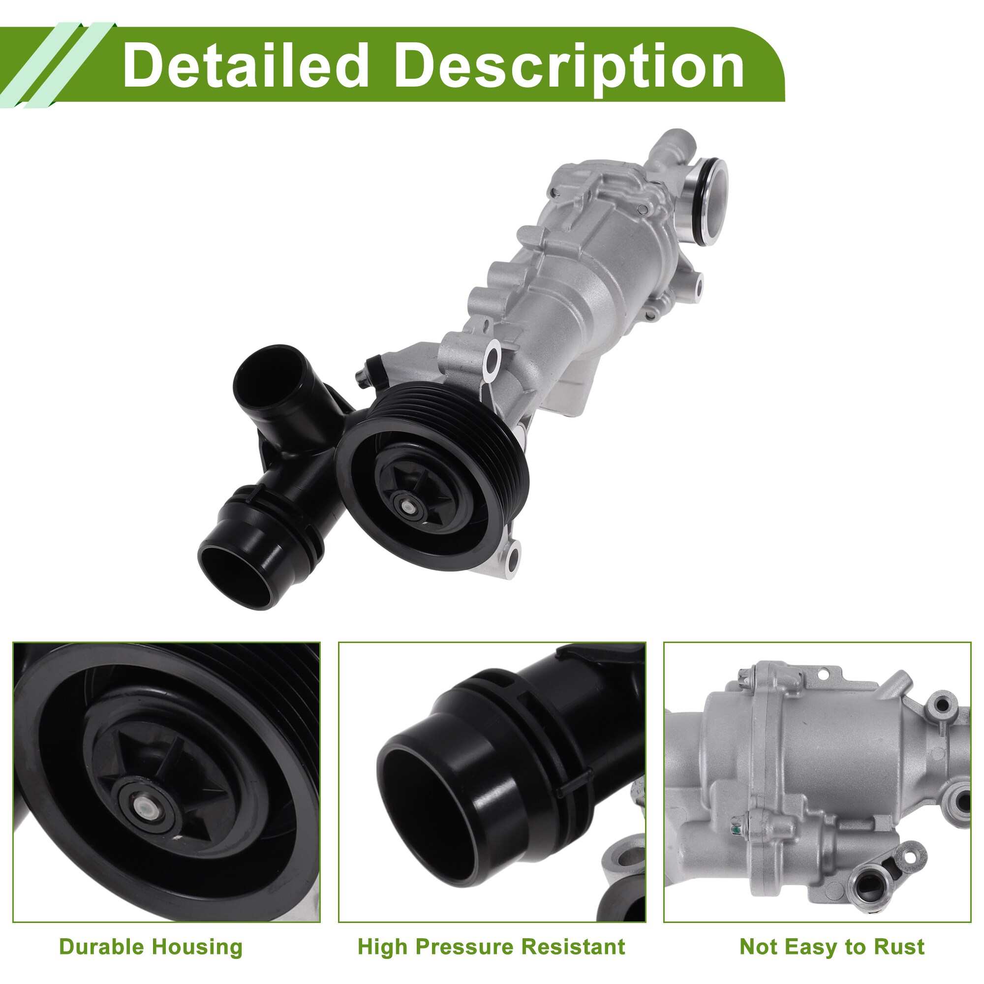 Unique Bargains Engine Water Pump for Mercedes-Benz Metris 2016
