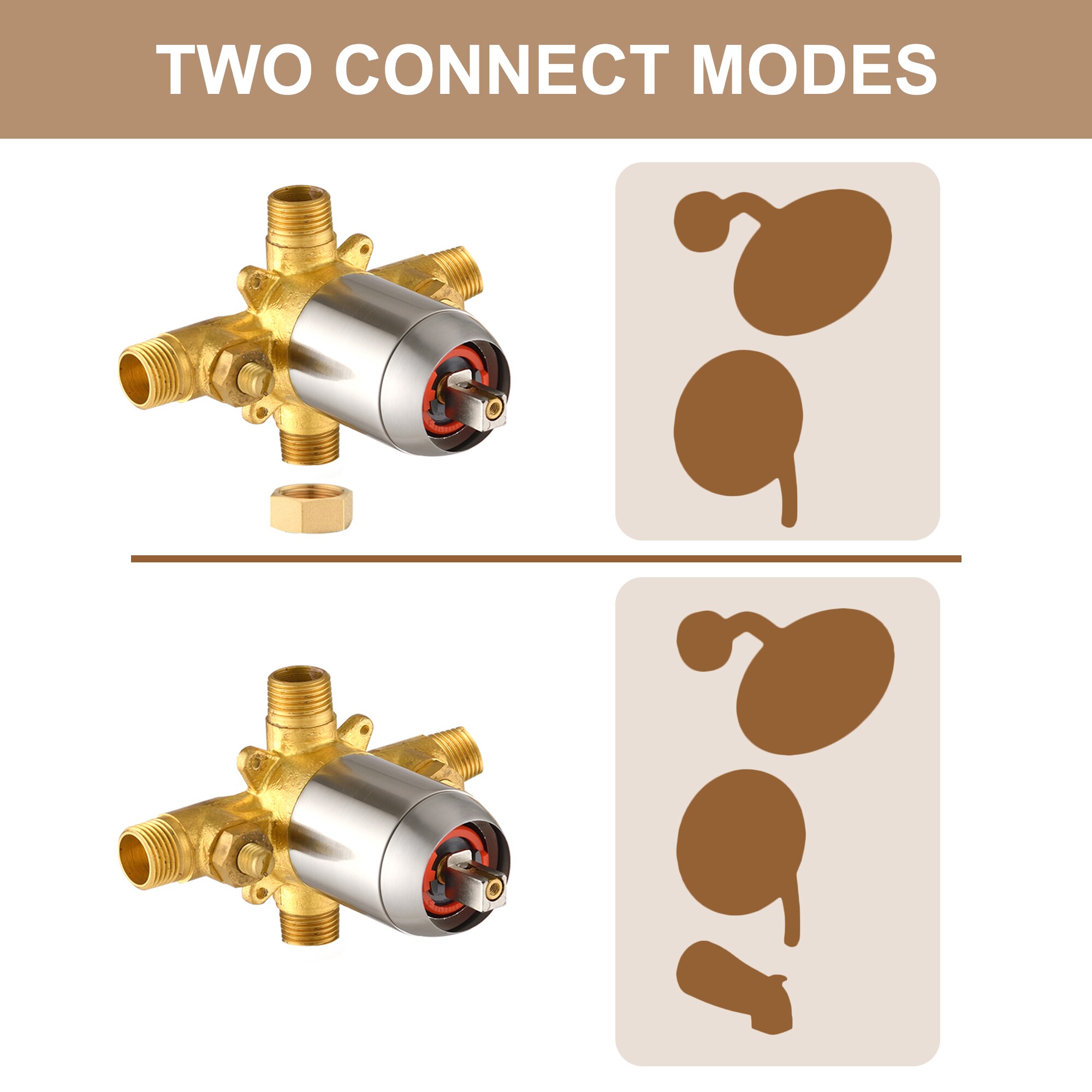 CASAINC CASATW2501-5BG Shower-Valves - View #7