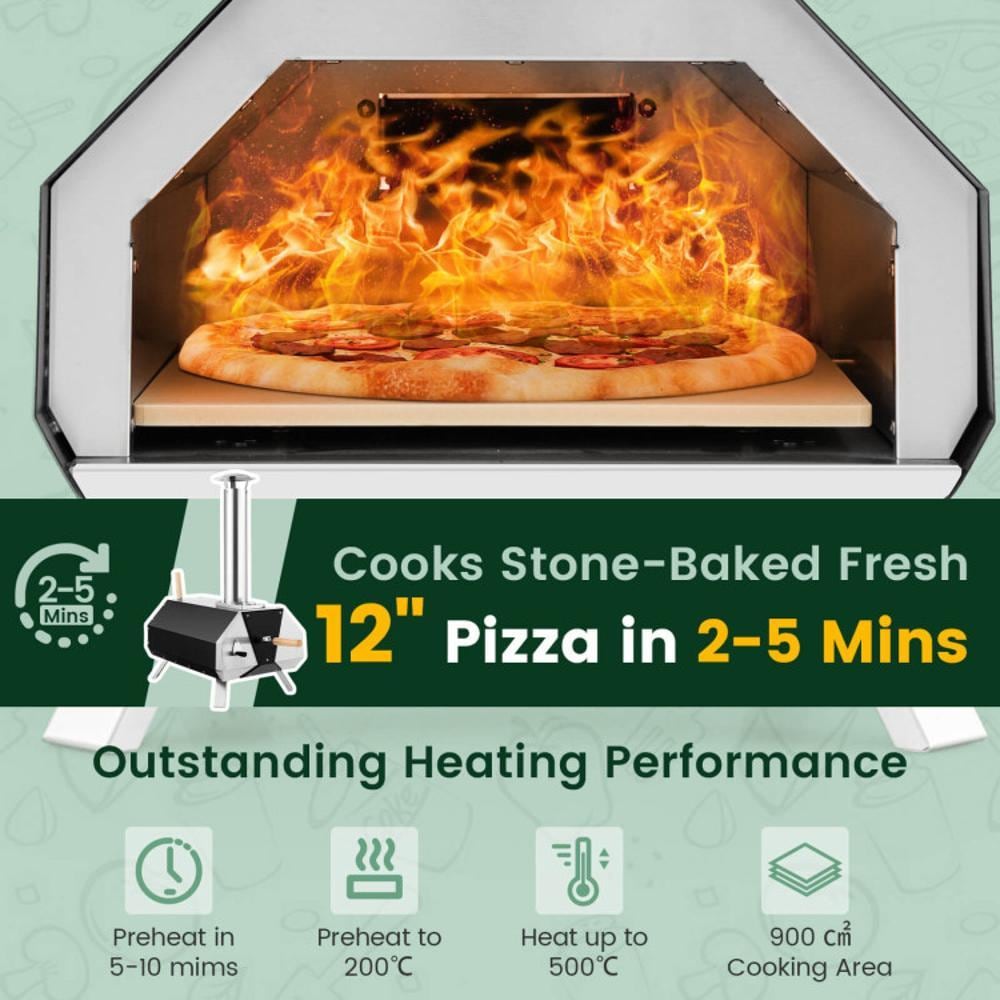 BABOOM BOM-0813BK-CO Outdoor-Pizza-Ovens - View #7