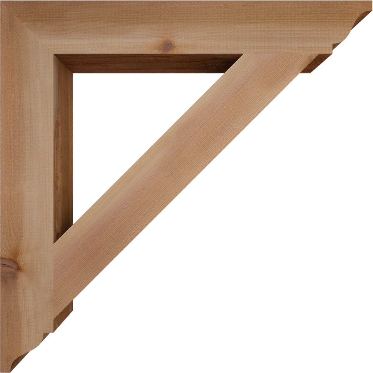 Ekena Millwork BKT04X28X28TRA01SWR Exterior-Brackets-Braces - View #3
