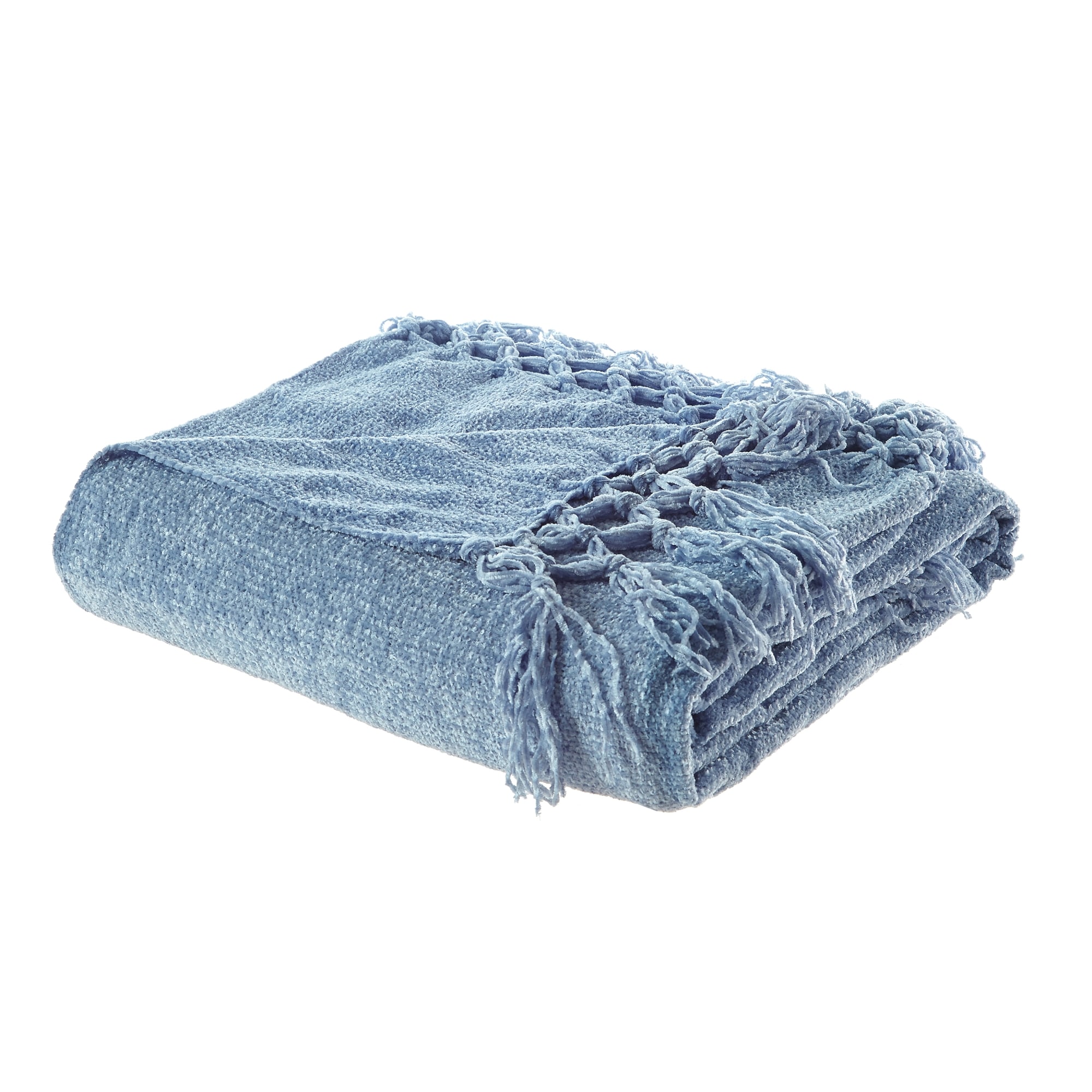 Cozy Tyme T288-20BL-LS Susanna Blue 50-in x 60-in Polyester Throw