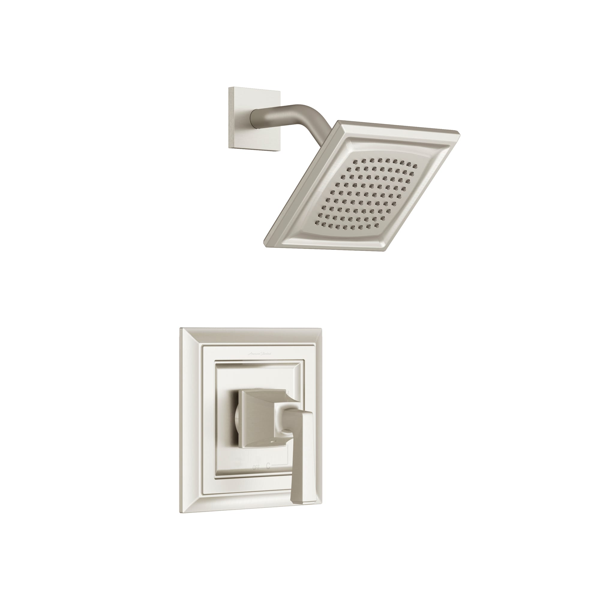 Brushed Nickel Wall Mounted Shower Trim Kit