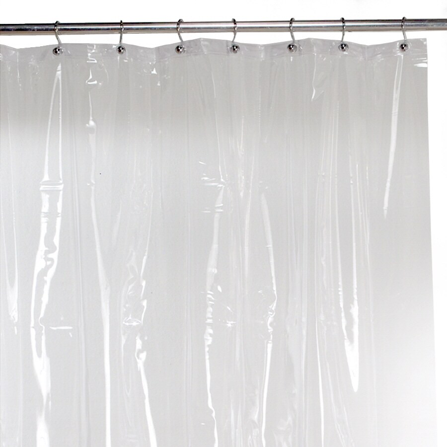 Vinyl Clear Solid Shower Liner, Extra Long Shower Curtain Liner 84 Lowe S