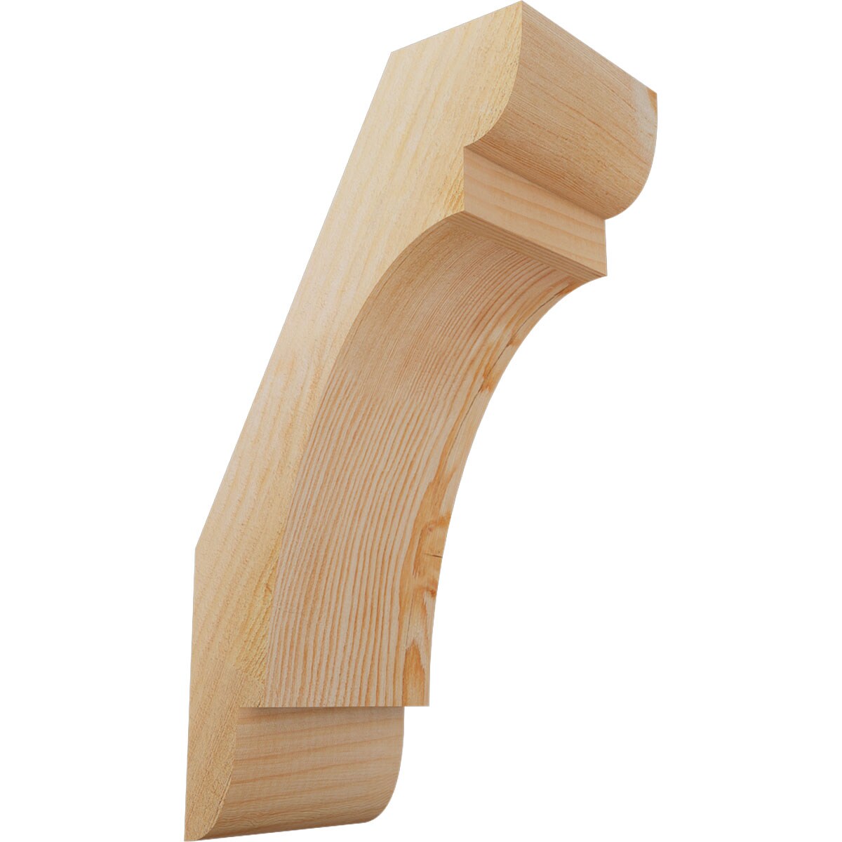 Ekena Millwork BRC06X10X18OLY00RDF 6-in x 10-in x 18-in Douglas Fir Unfinished Wood Olympic rough sawn