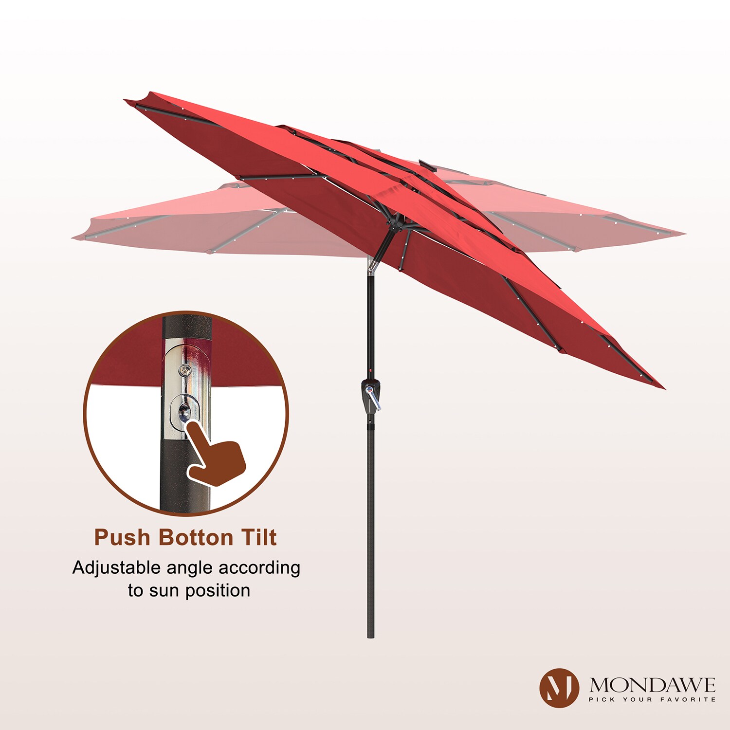 Mondawe 21WF421RD-ED Umbrellas-2 - View #6