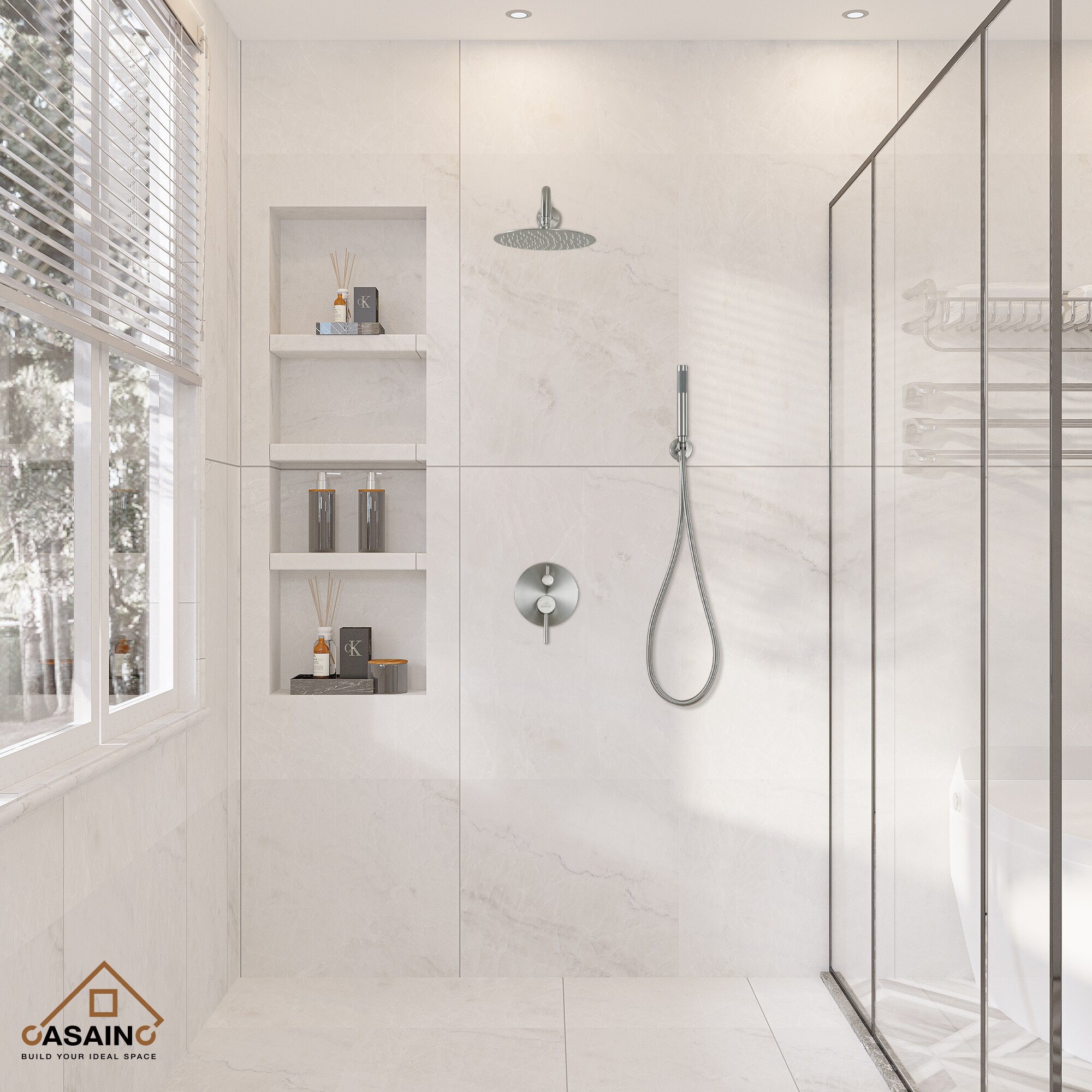 CASAINC CS3562-BN Showerhead-Bar-Panels - View #8