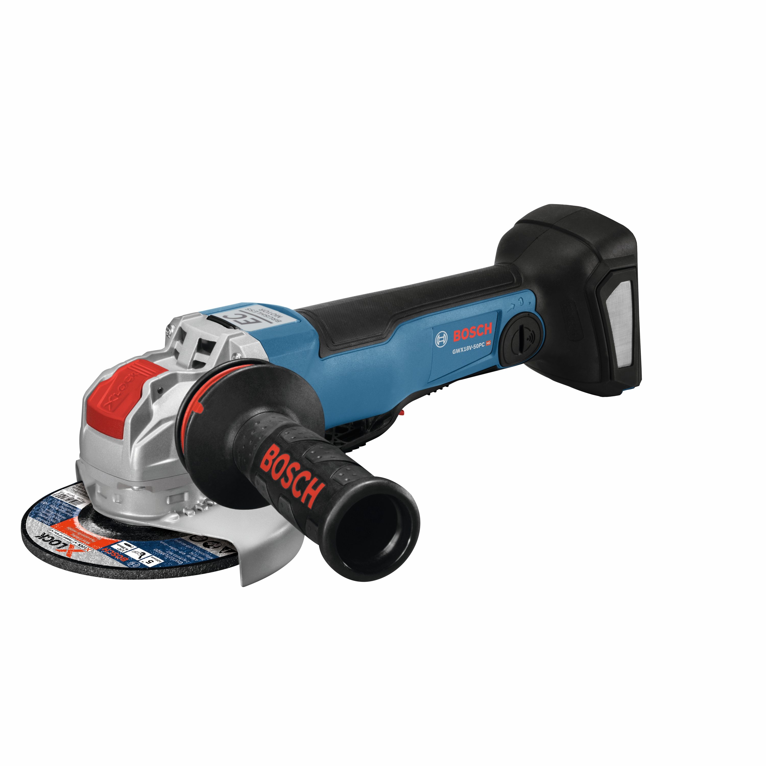 Bosch PROFACTOR 5-in 18-volt Paddle Switch Brushless Cordless Angle Grinder  (Tool Only) in the Angle Grinders department at