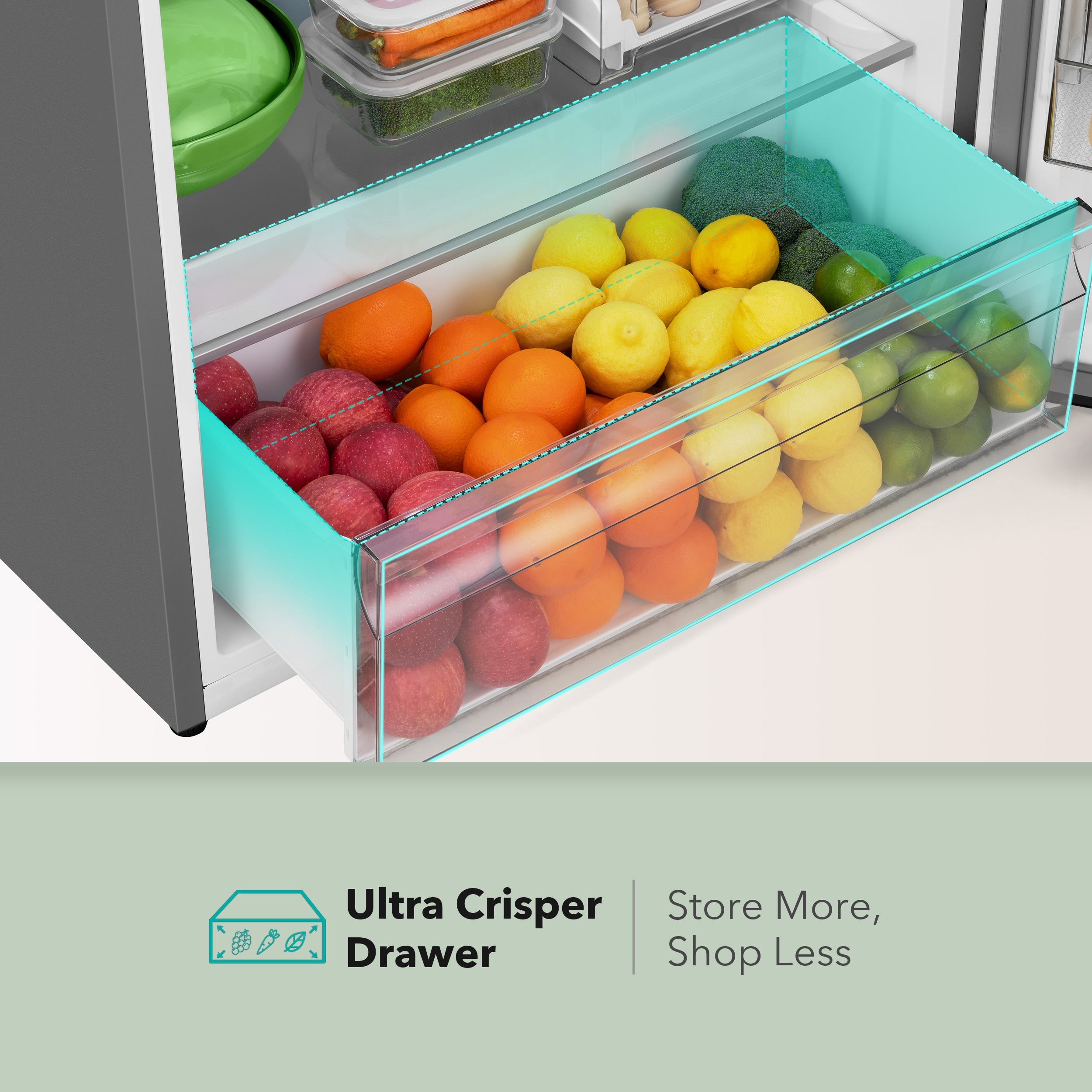 Hisense RT180N3SSEH Top-Freezer-Refrigerators - View #13