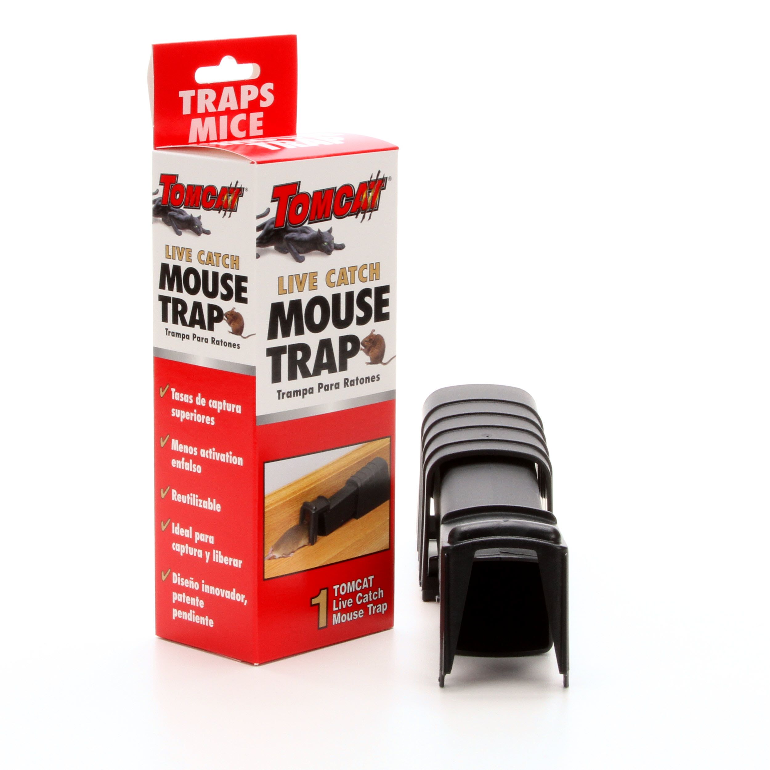 TOMCAT 2pk Single Live Catch Mouse Trap 33538 for sale online 