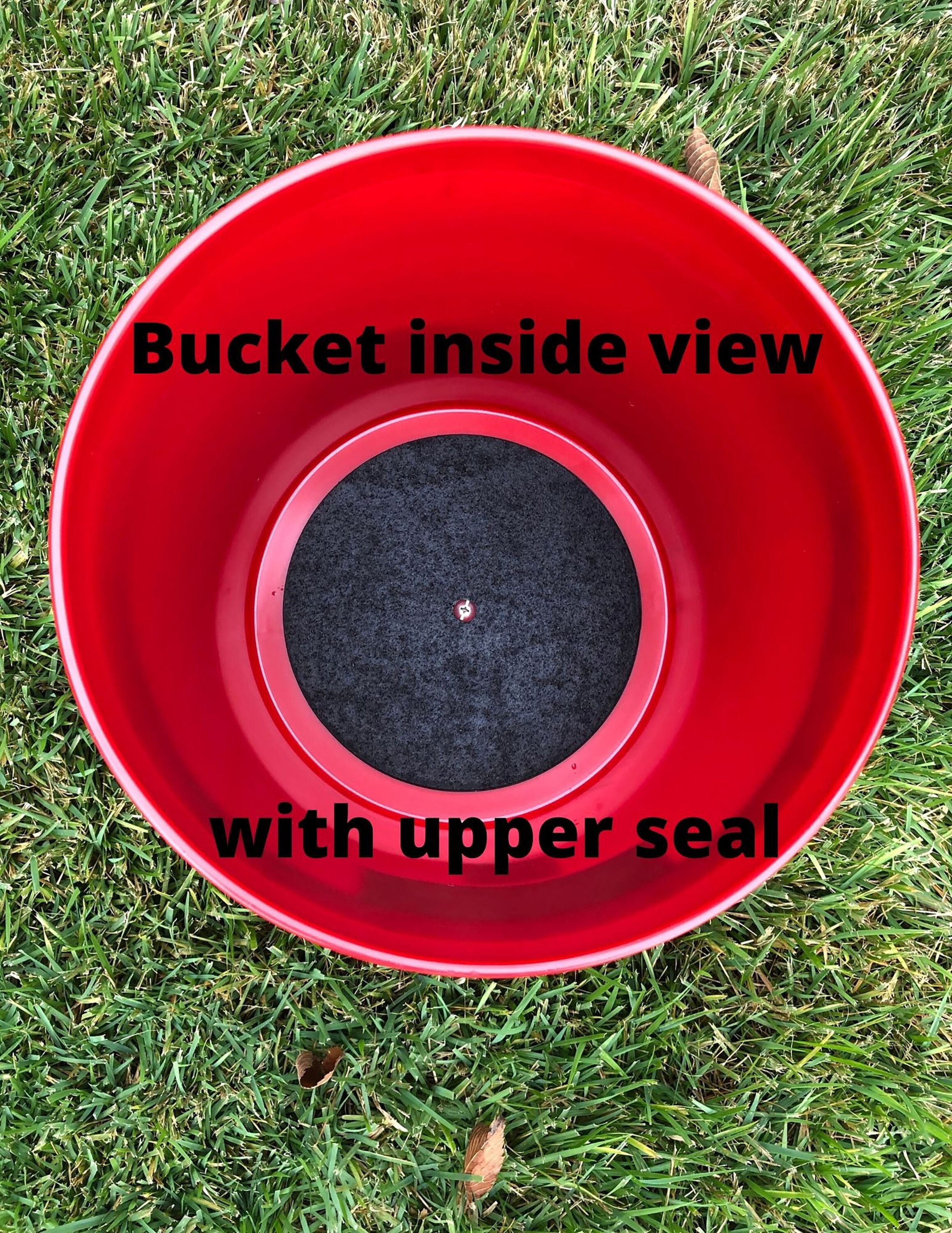 Outdoor 5 Gallon Bucket with Lid - Durable All Purpose Pail (Aqua, 1)