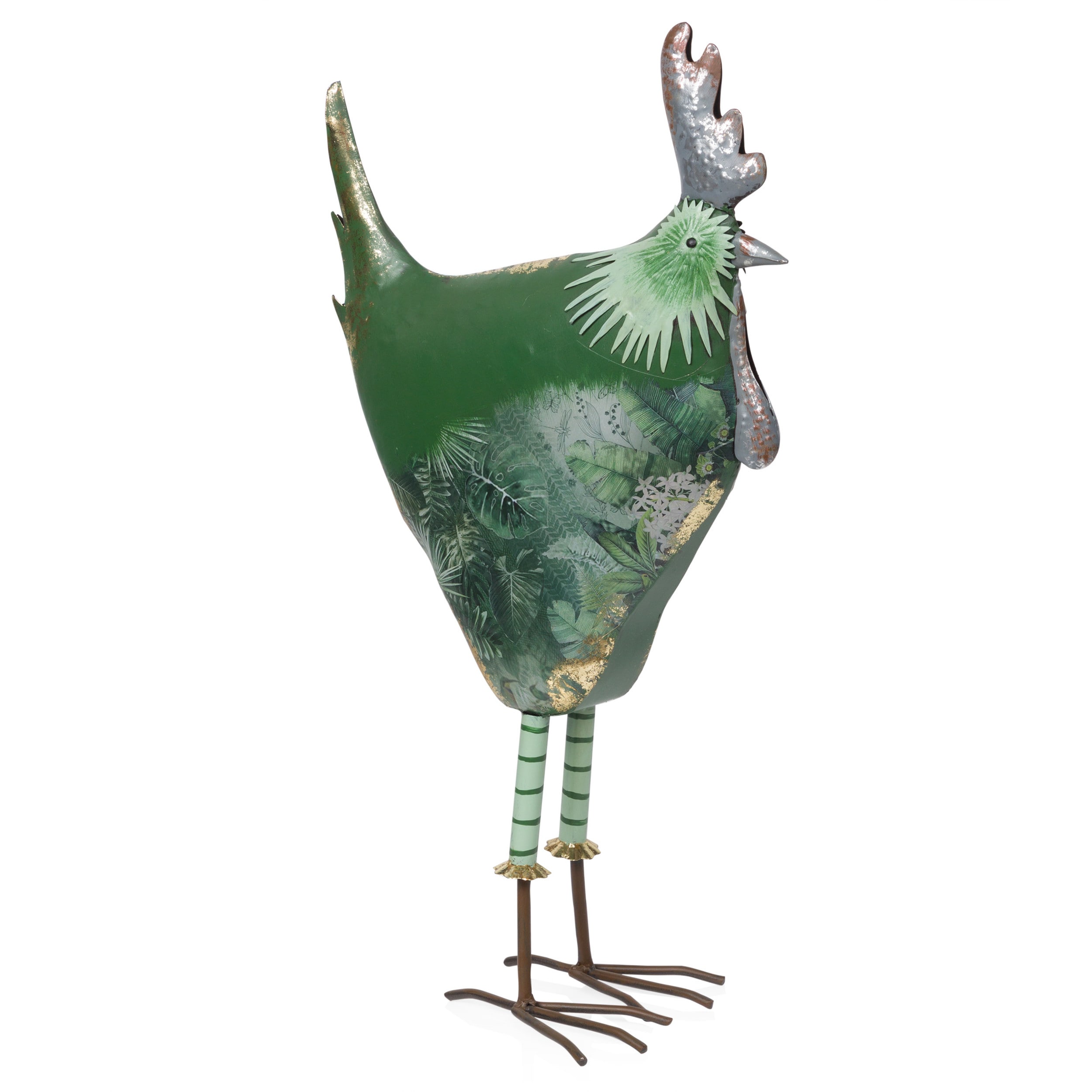 Alpine Corporation MCC696 23-in H x 6-in W Green Garden Statue