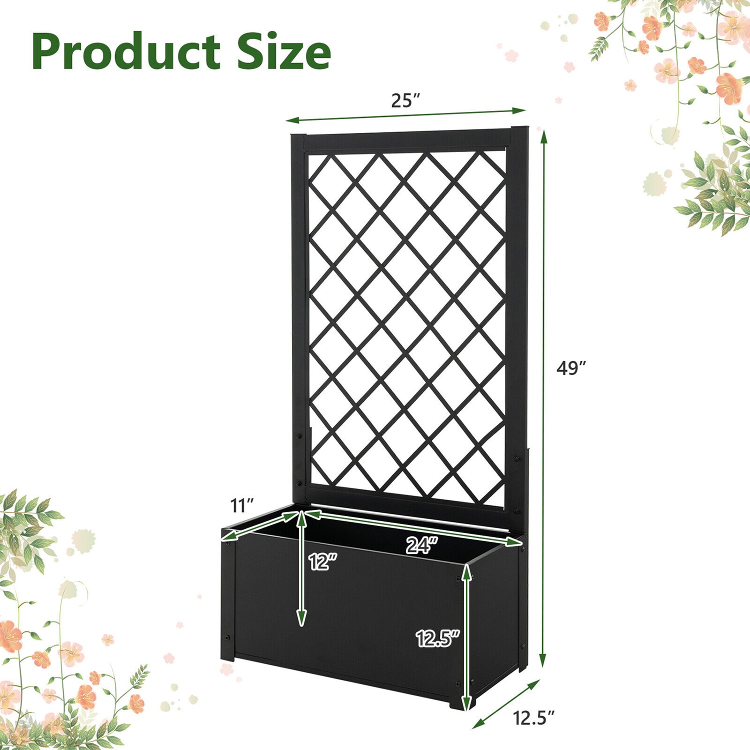 Forclover CTWE-NP10244BN Raised-Garden-Beds - View #8