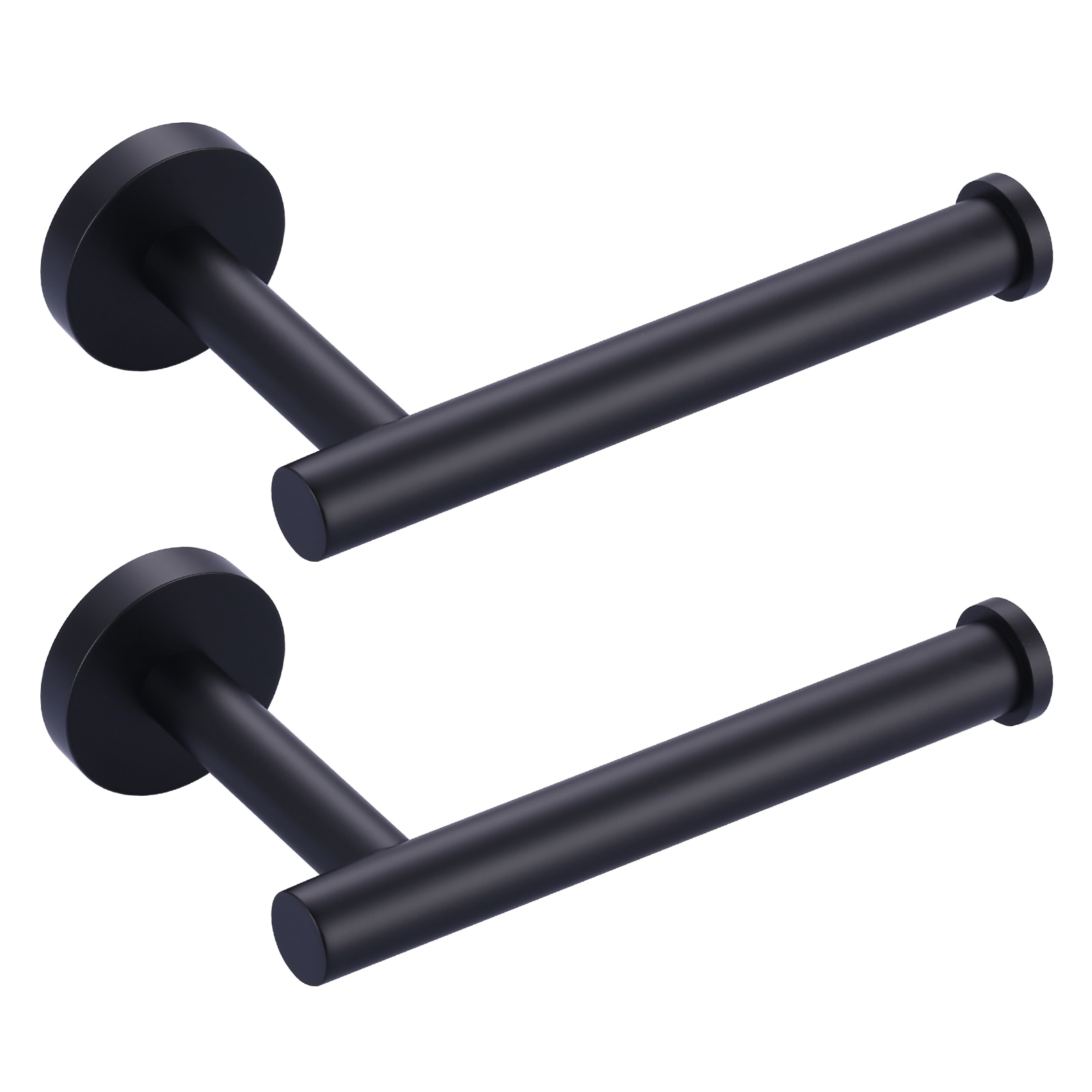 WOWOW 410042B Matte Black Stainless steel Wall-mount Paper towel holder