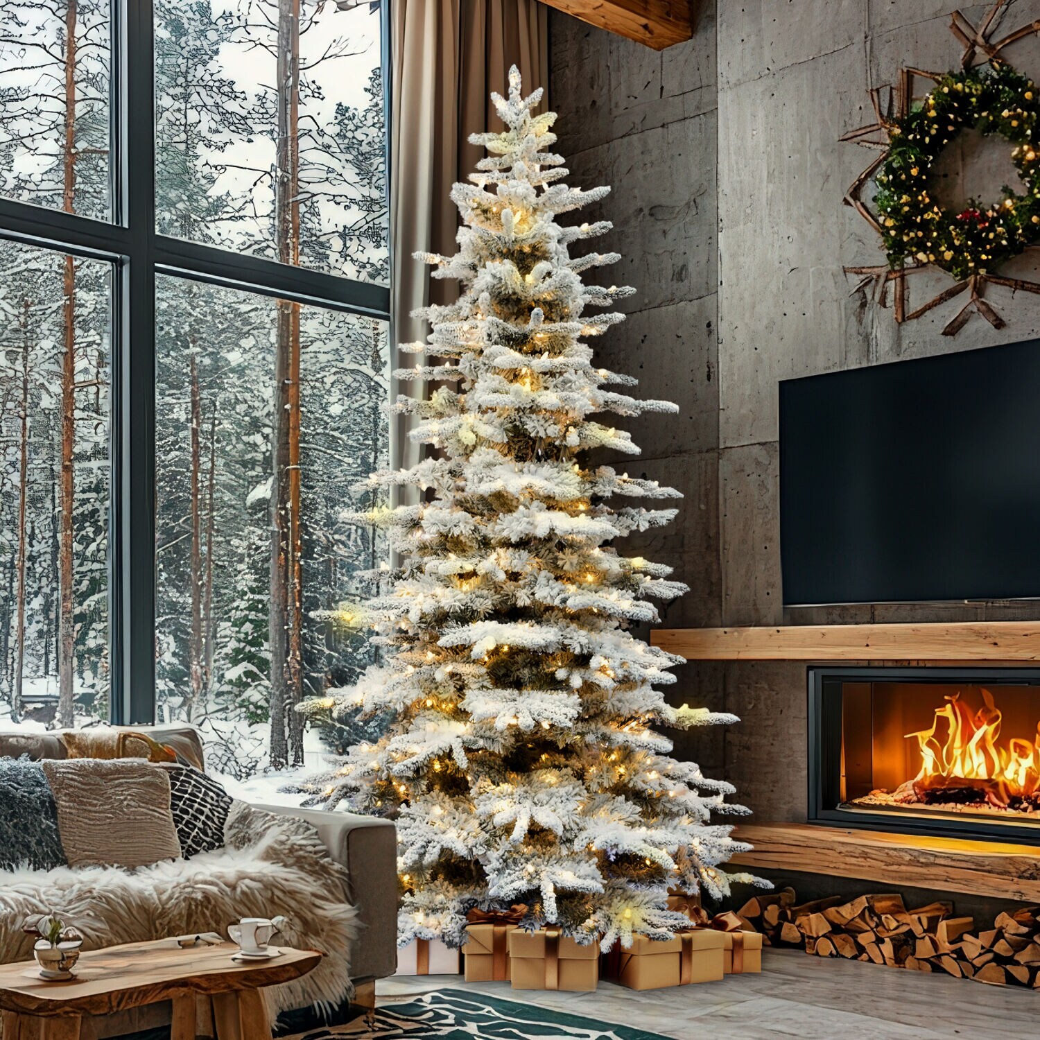 Fraser Hill Farm FFMP012-5SN Artificial-Christmas-Trees - View #10