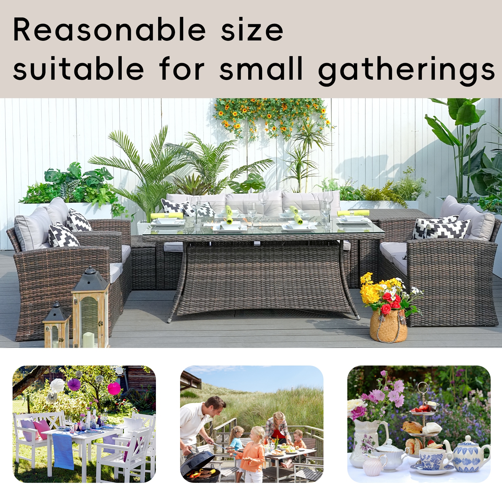 Direct Wicker DWG-1506R-BR Patio-Conversation-Sets - View #7