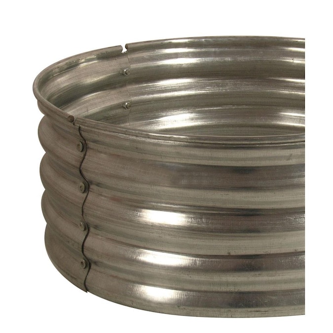 Round Galvanized Steel Fire Pit Ring, 72 Inch Galvanized Fire Pit Ring