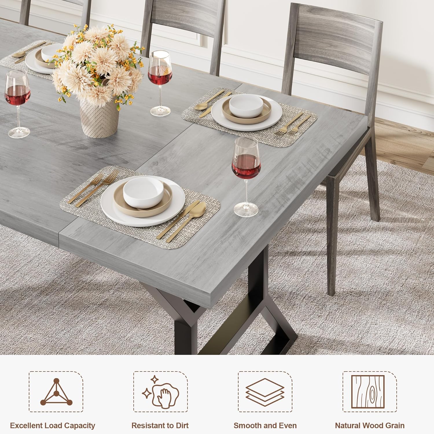 Qeetex DHZ-PHO-335MTTYM Dining-Tables - View #5