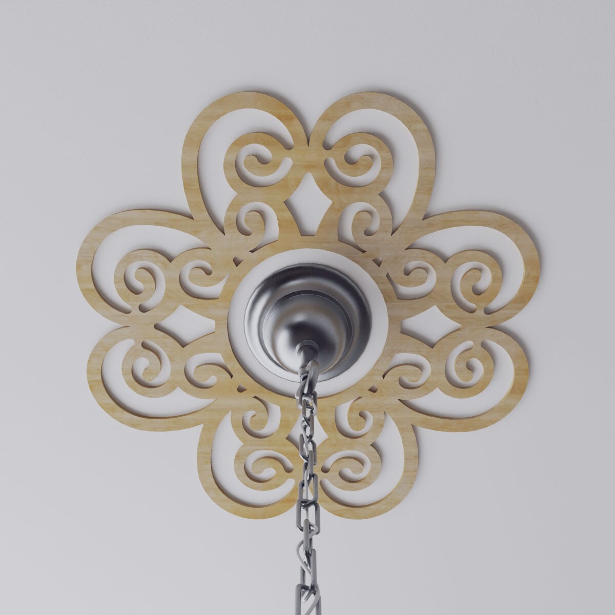 Ekena Millwork CMWP24X24X0250COBI Ceiling-Medallions - View #11
