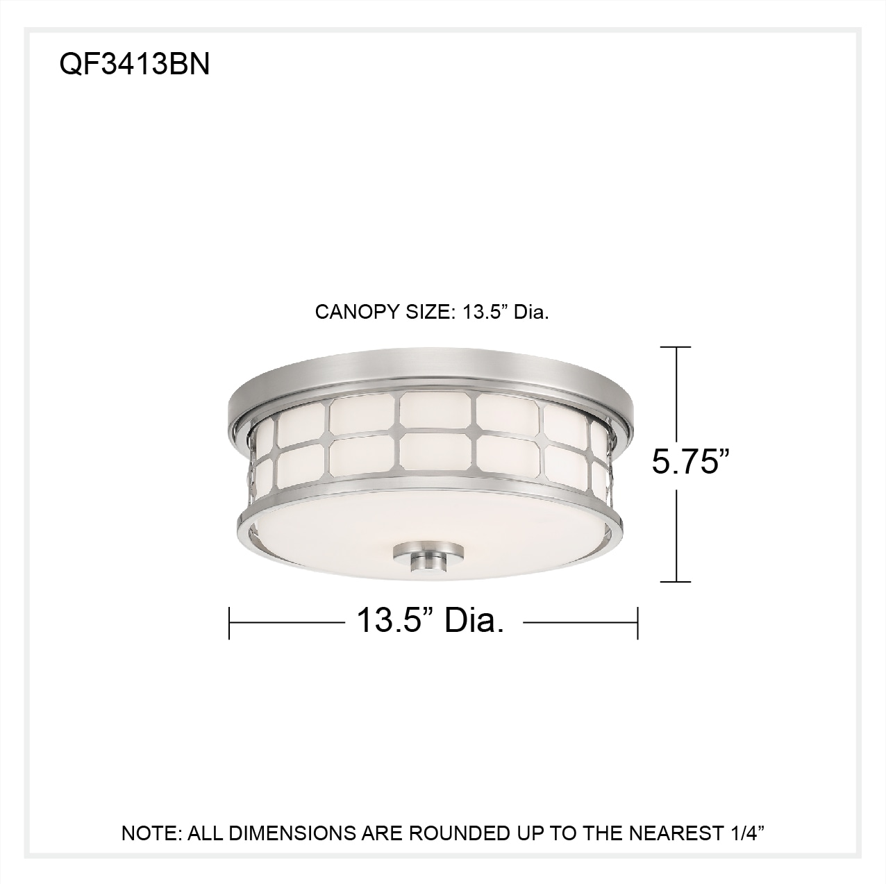 Quoizel QF3413BN flushmounts - View #5