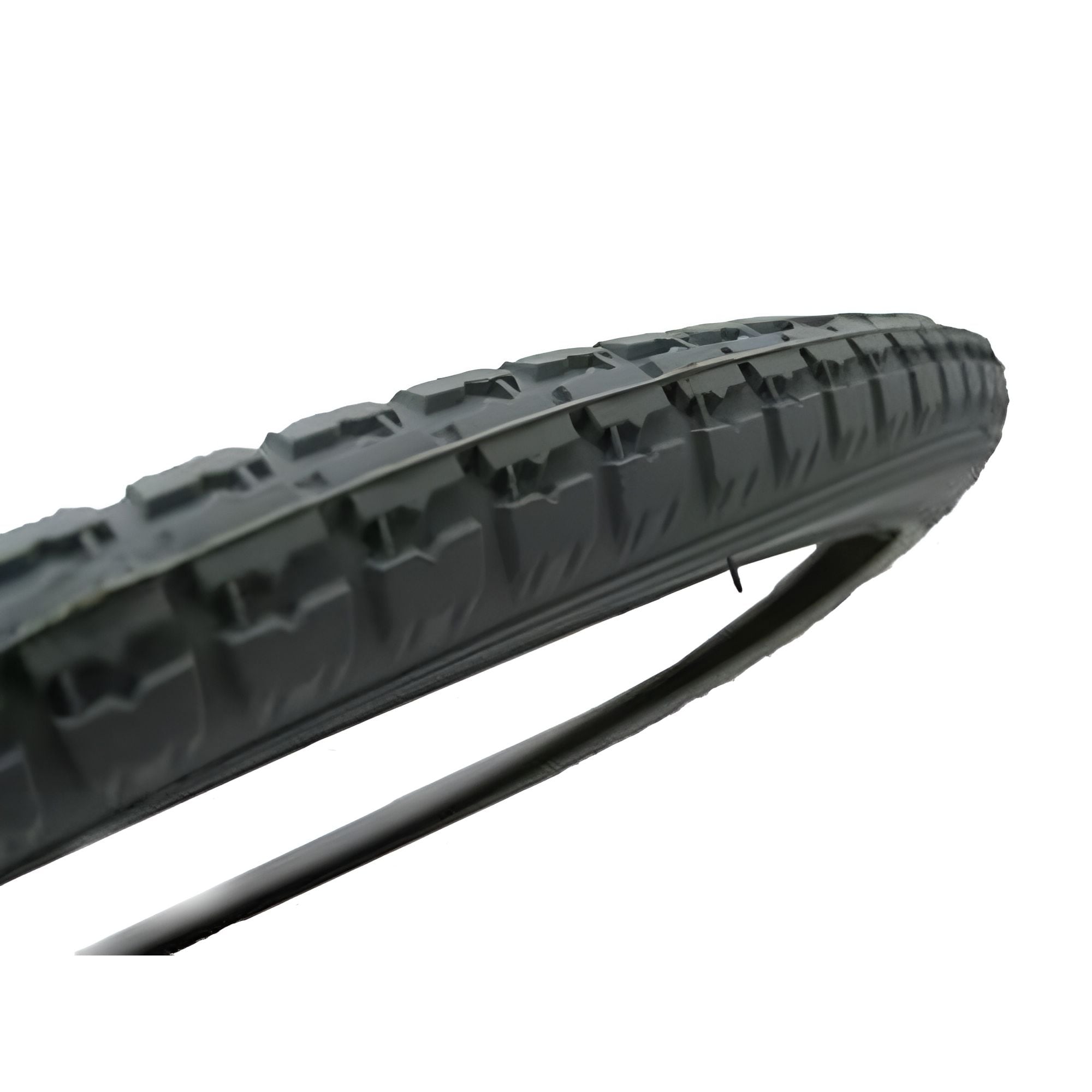 Invacare Wheelchair Pneumatic Tire with Light Grey Tread - 24'' x 1 - 3-8'' - Durable Replacement Tire