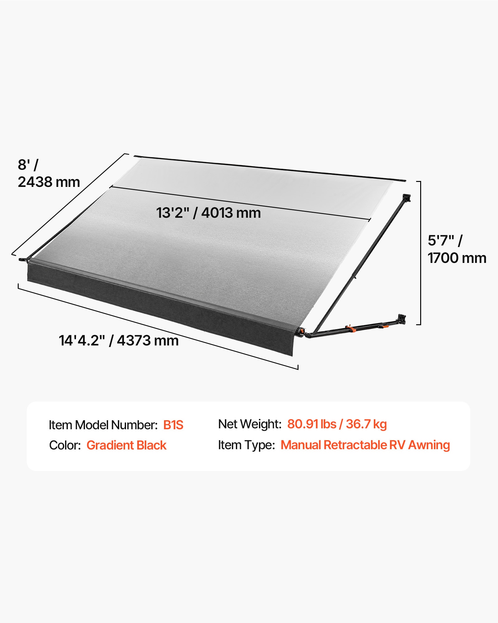 VEVOR SDKSSSFCZYP1BHWWZ0V0 Rv-Accessories - View #8
