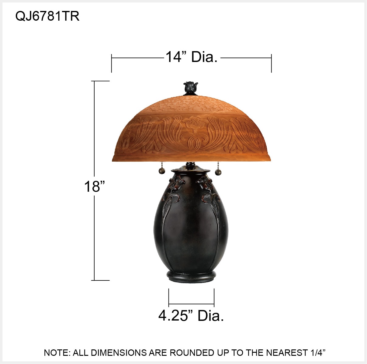 Quoizel QJ6781TR Table-Lamps - View #5