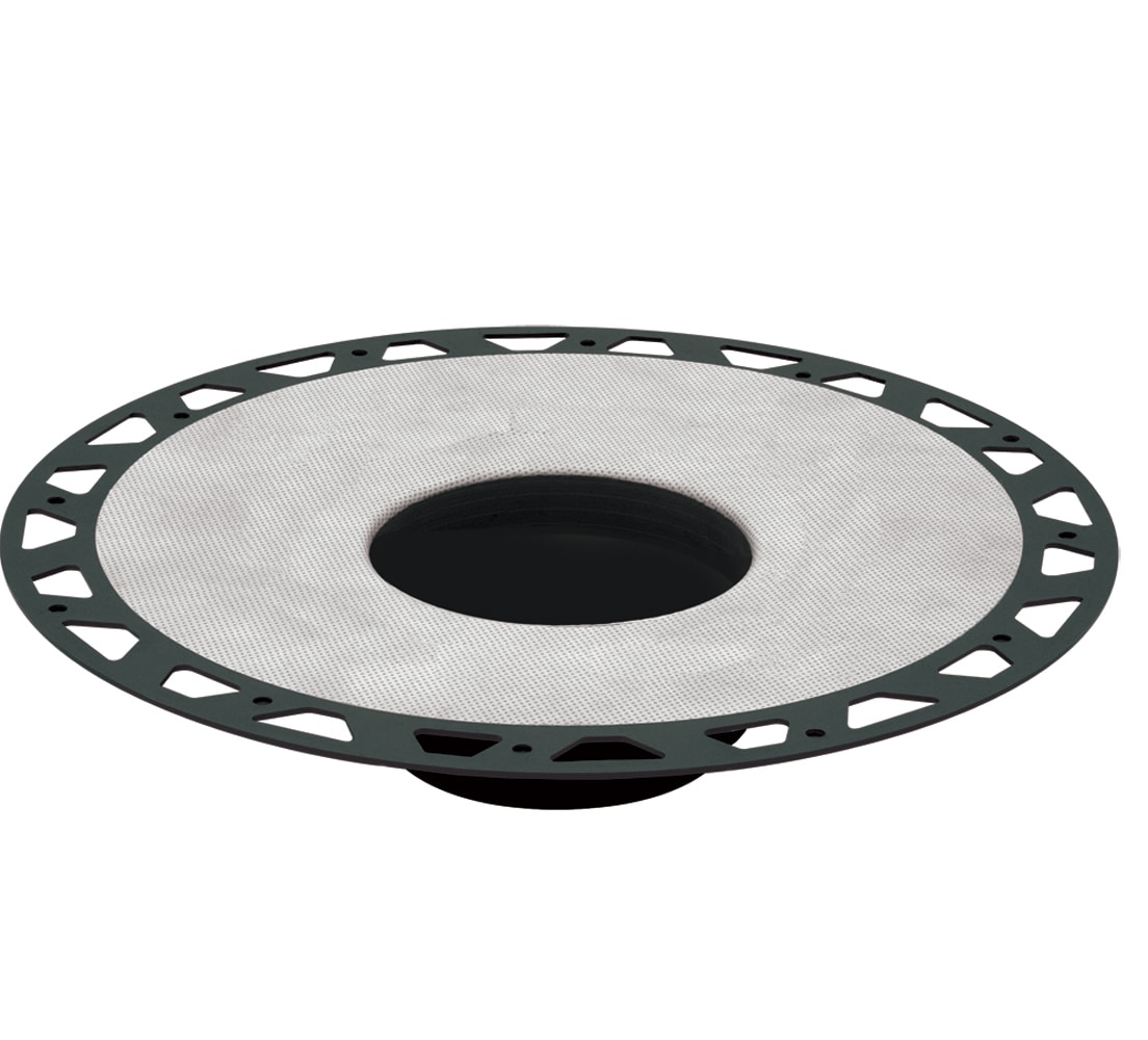Schluter Systems Kerdi-Drain 2-in Black Round Flange in the Shower Drains  department at