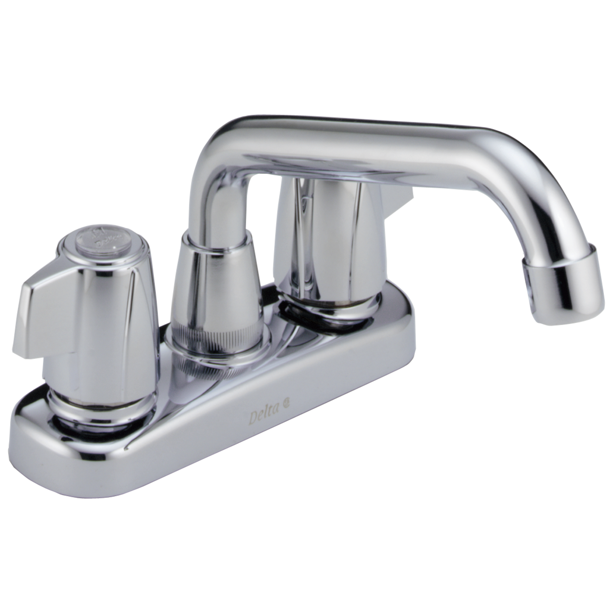 Delta Classic Chrome 2-Handle Deck-Mount Utility Faucet