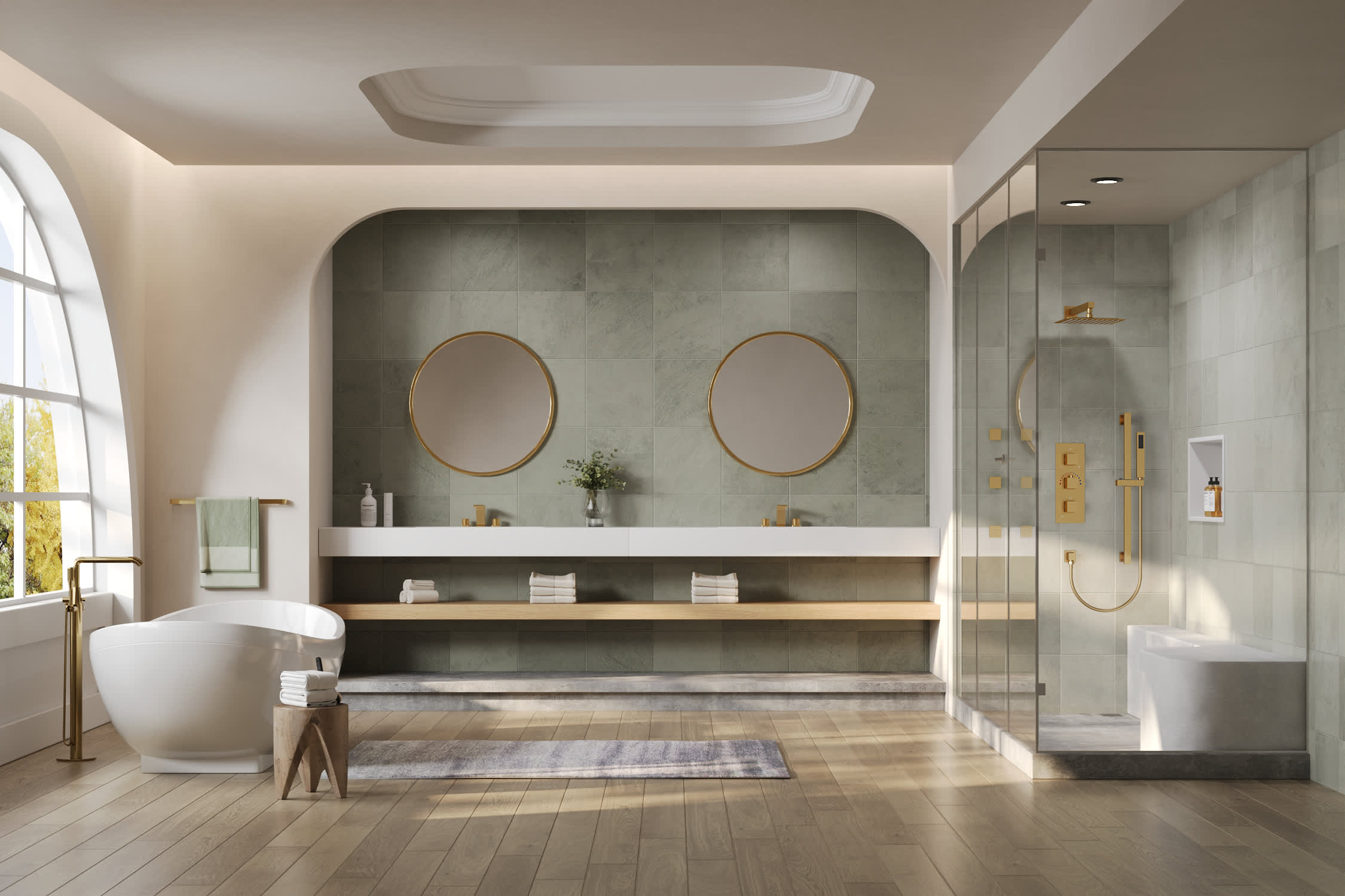 EVERSTEIN SFS-1016-GD12 Tub-Shower-Faucets - View #3